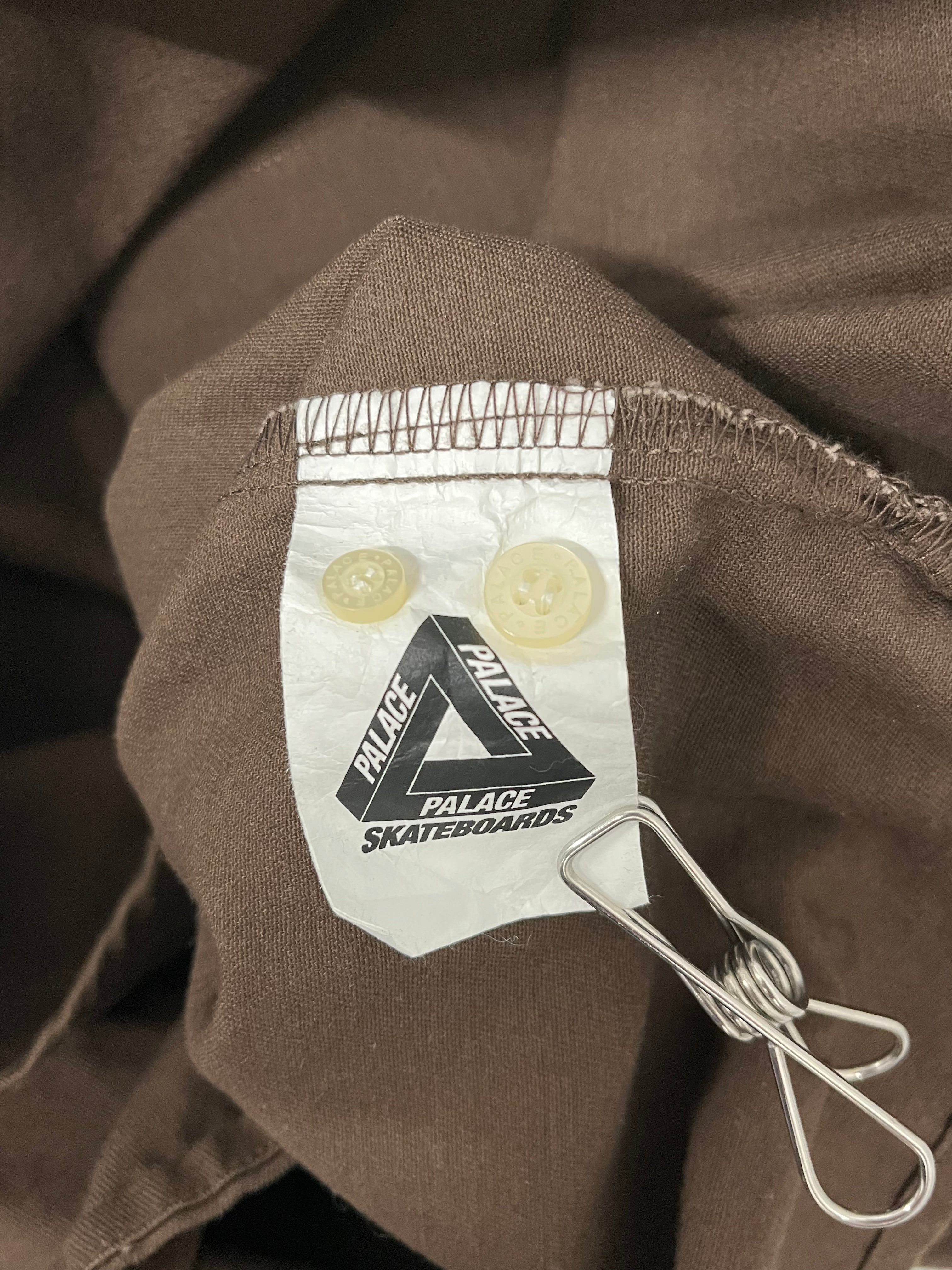 PALACE/LS Shirt/L/Cotton/BRW/old english icon view 4