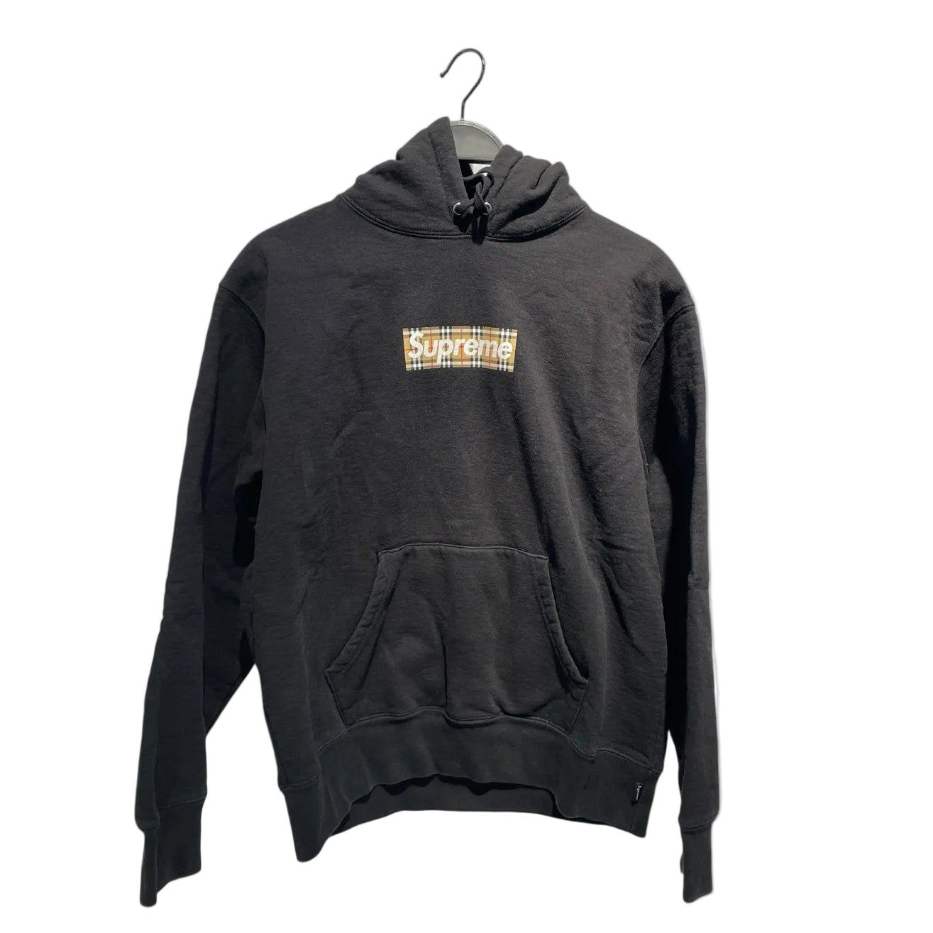 Supreme/Hoodie/S/Cotton/BLK/bURBERRY BLK BOX LOGO view 1