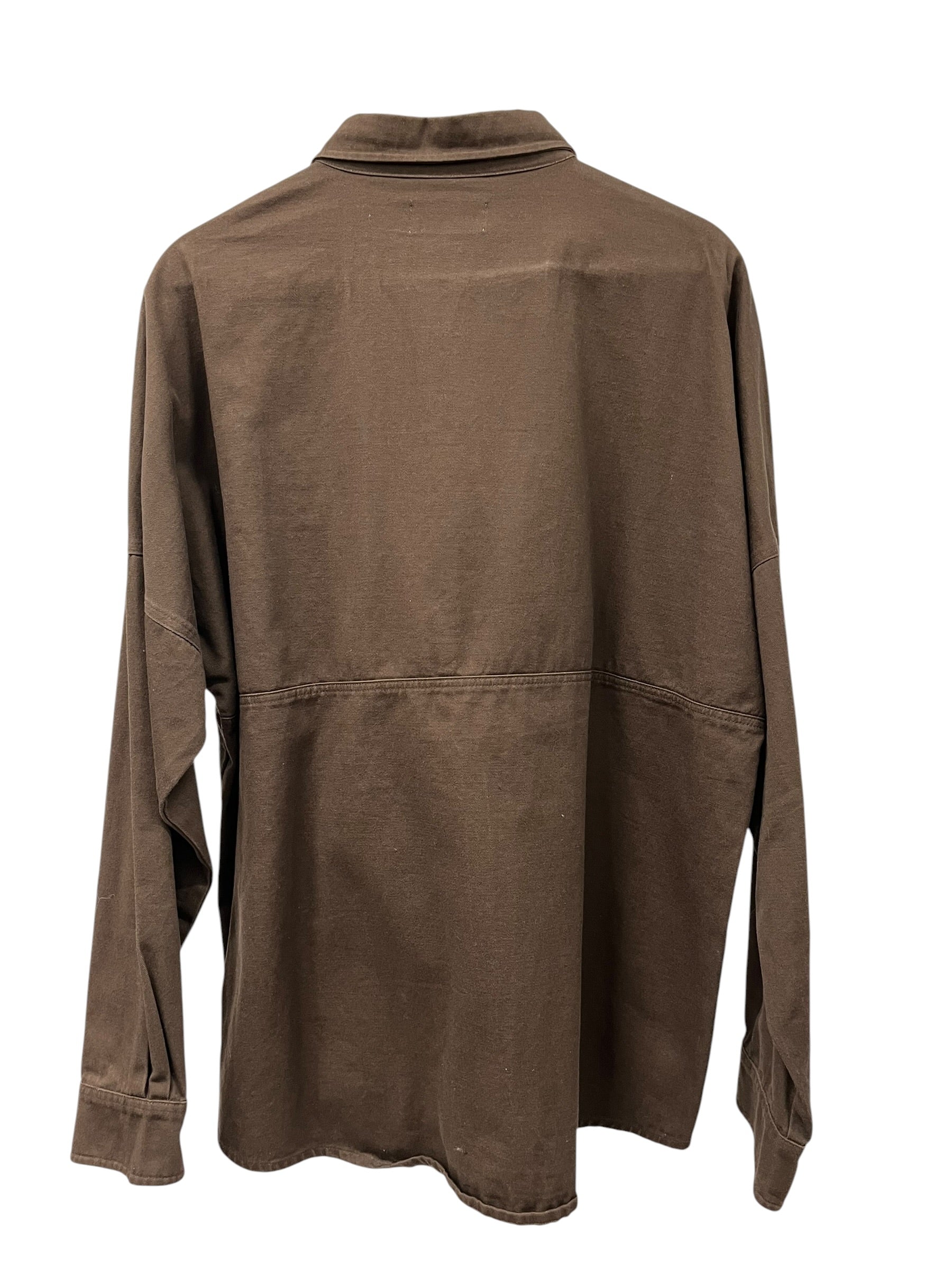 PALACE/LS Shirt/L/Cotton/BRW/old english icon view 2