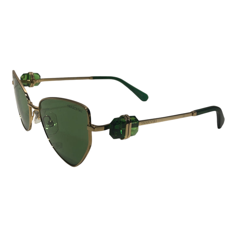 Swarovski/Sunglasses/Plastic/GRN/SWAROVSKI GREEN SUNGLASSES