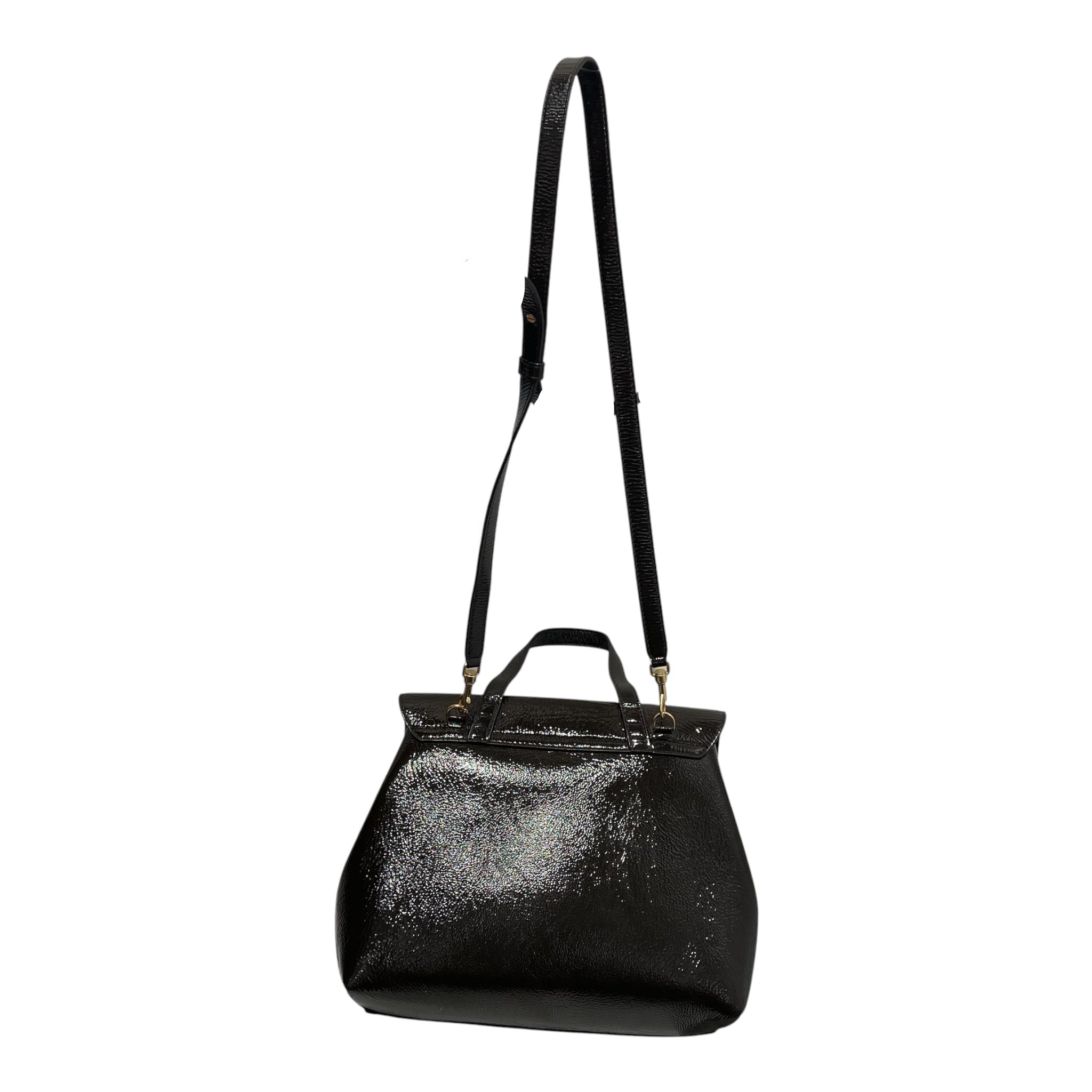 Mansur Gavriel/Cross Body Bag/Leather/BRW/PATENT LEATHER SATCHEL view 2
