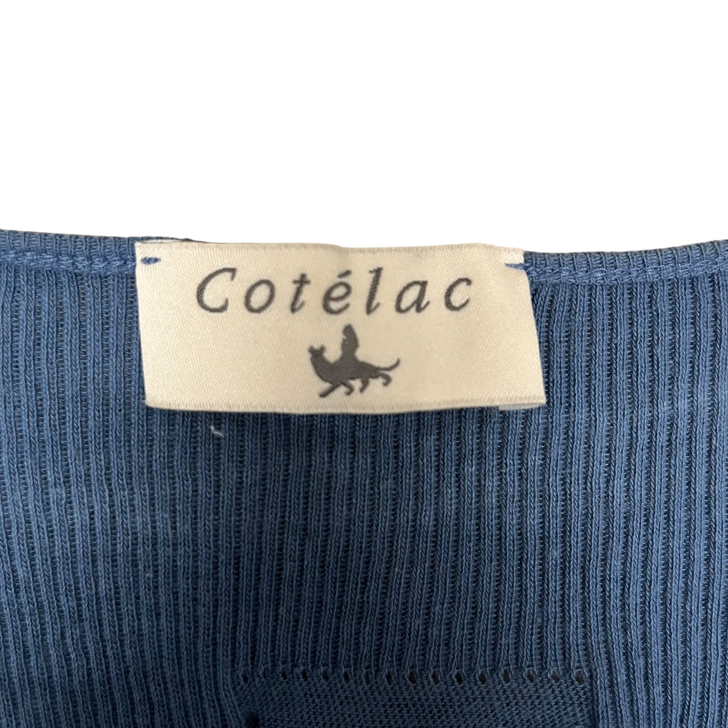 Cotelac/T-Shirt/S/Cotton/BLU/ view 3