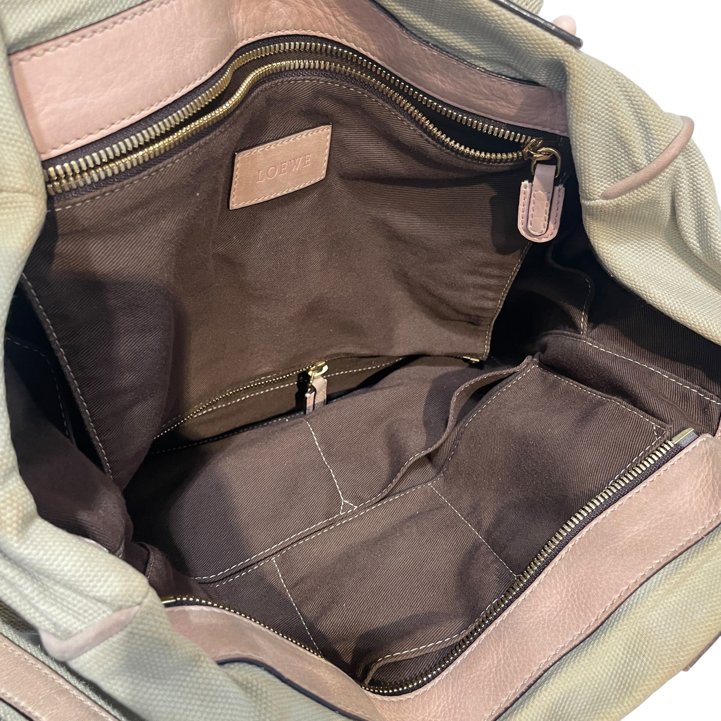 LOEWE/Bag/Monogram/Leather/CRM/Canvas Anagram BAg view 8