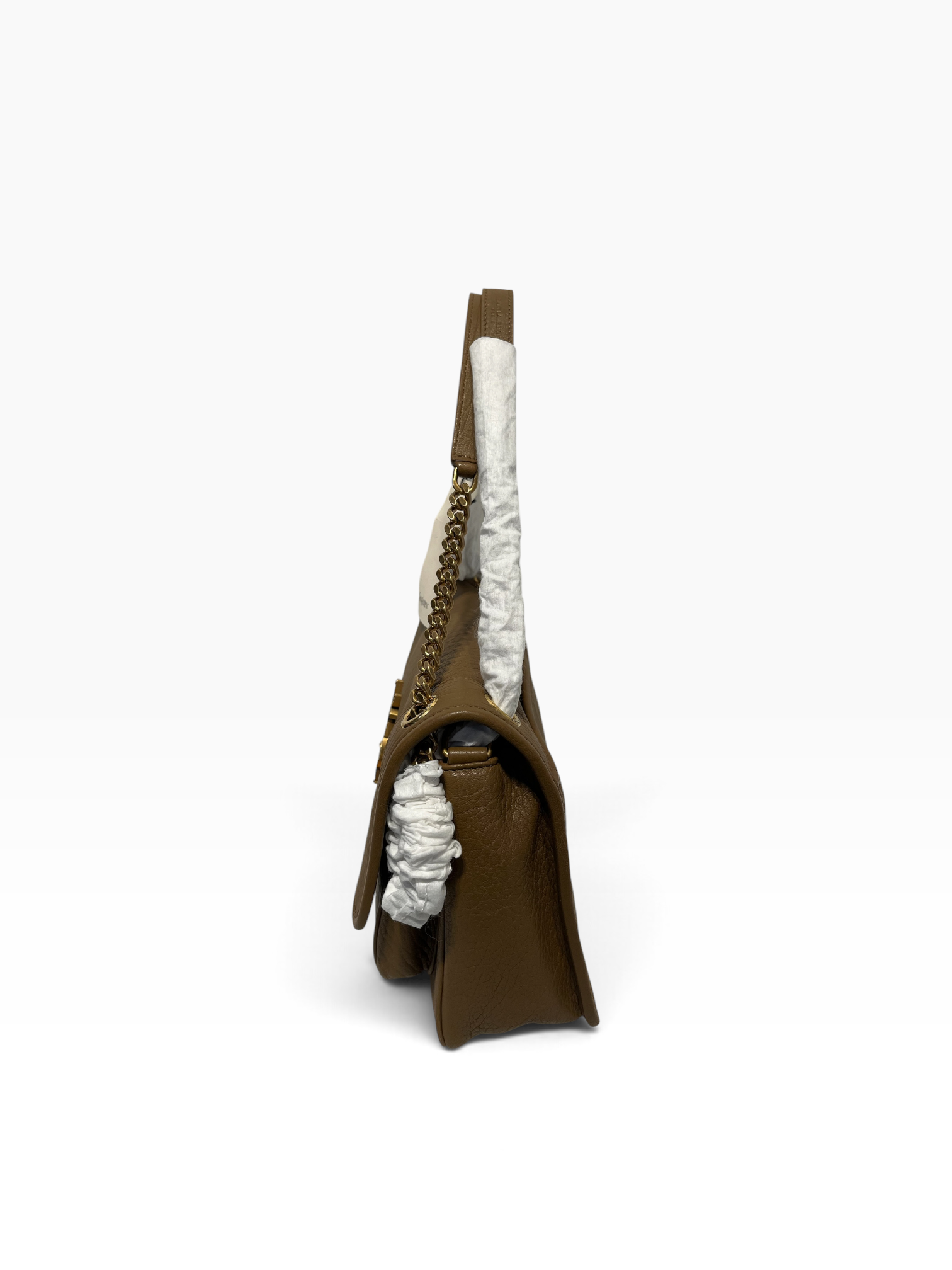SAINT LAURENT/Hand Bag/Leather/CML/Calf leather Gold hardwear view 2