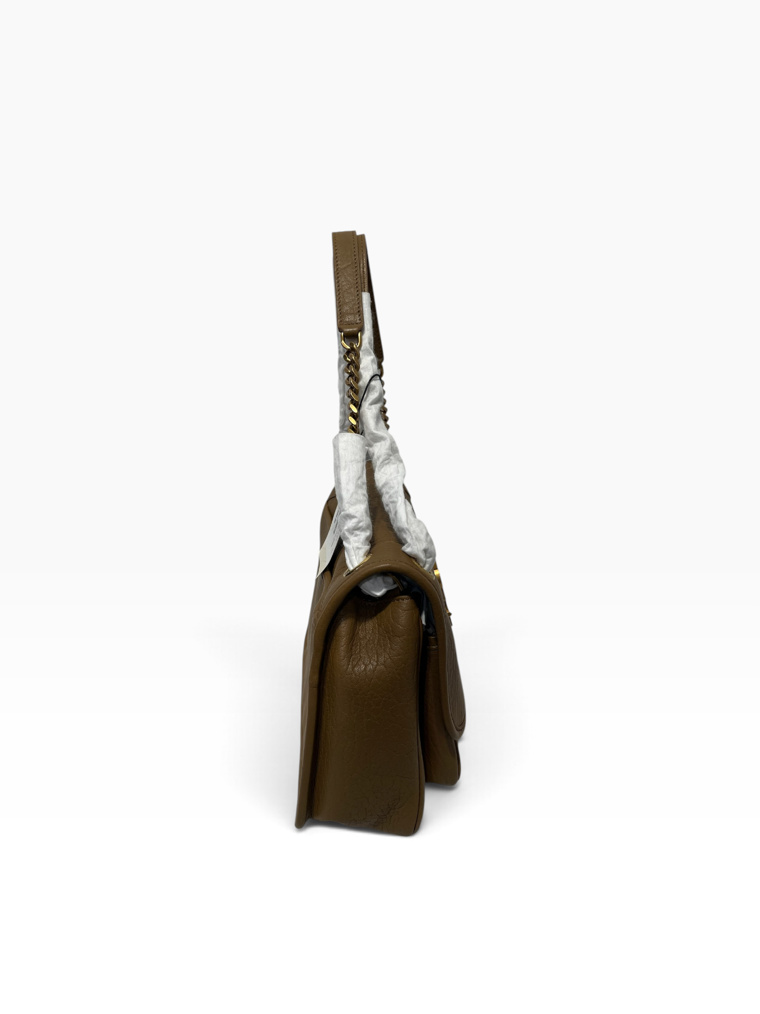 SAINT LAURENT/Hand Bag/Leather/CML/Calf leather Gold hardwear view 4