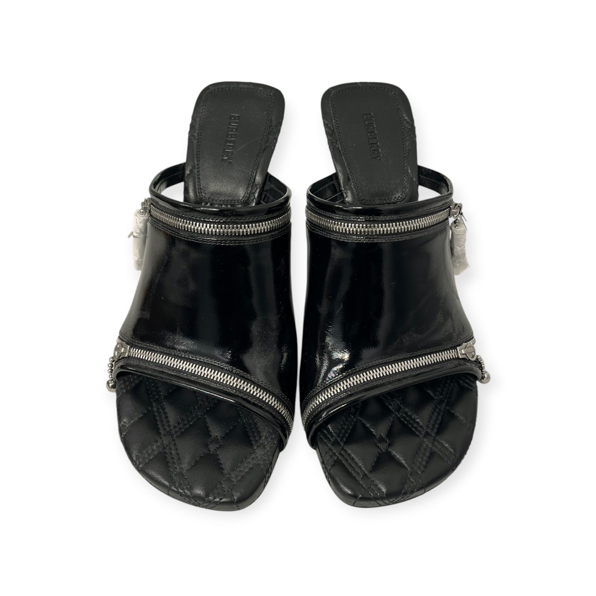 BURBERRY LONDON/Heels/EU 39/Leather/BLK/ view 6