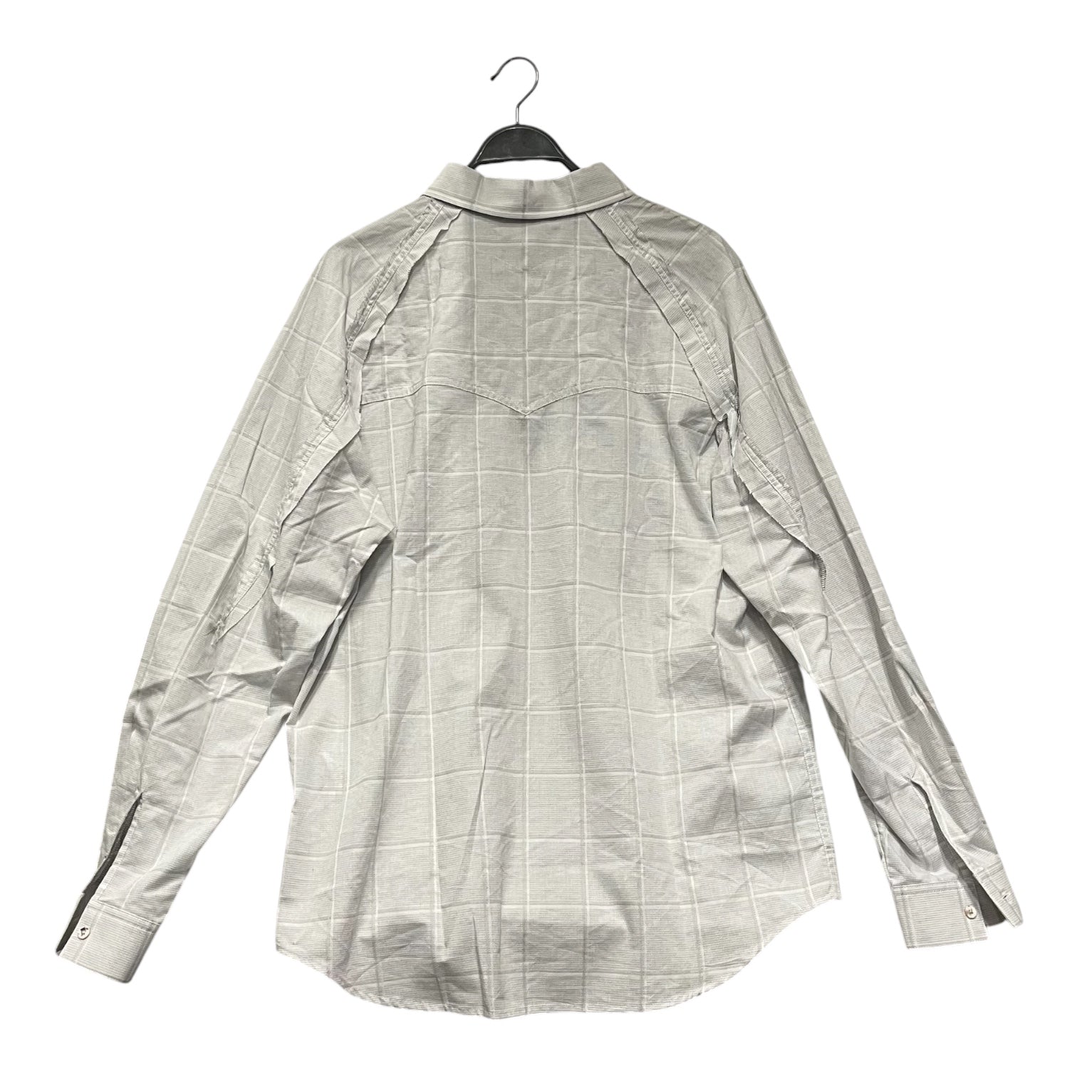 Kiko Kostadinov/Levi's/LS Shirt/L/Cotton/GRY/Plaid/ view 2