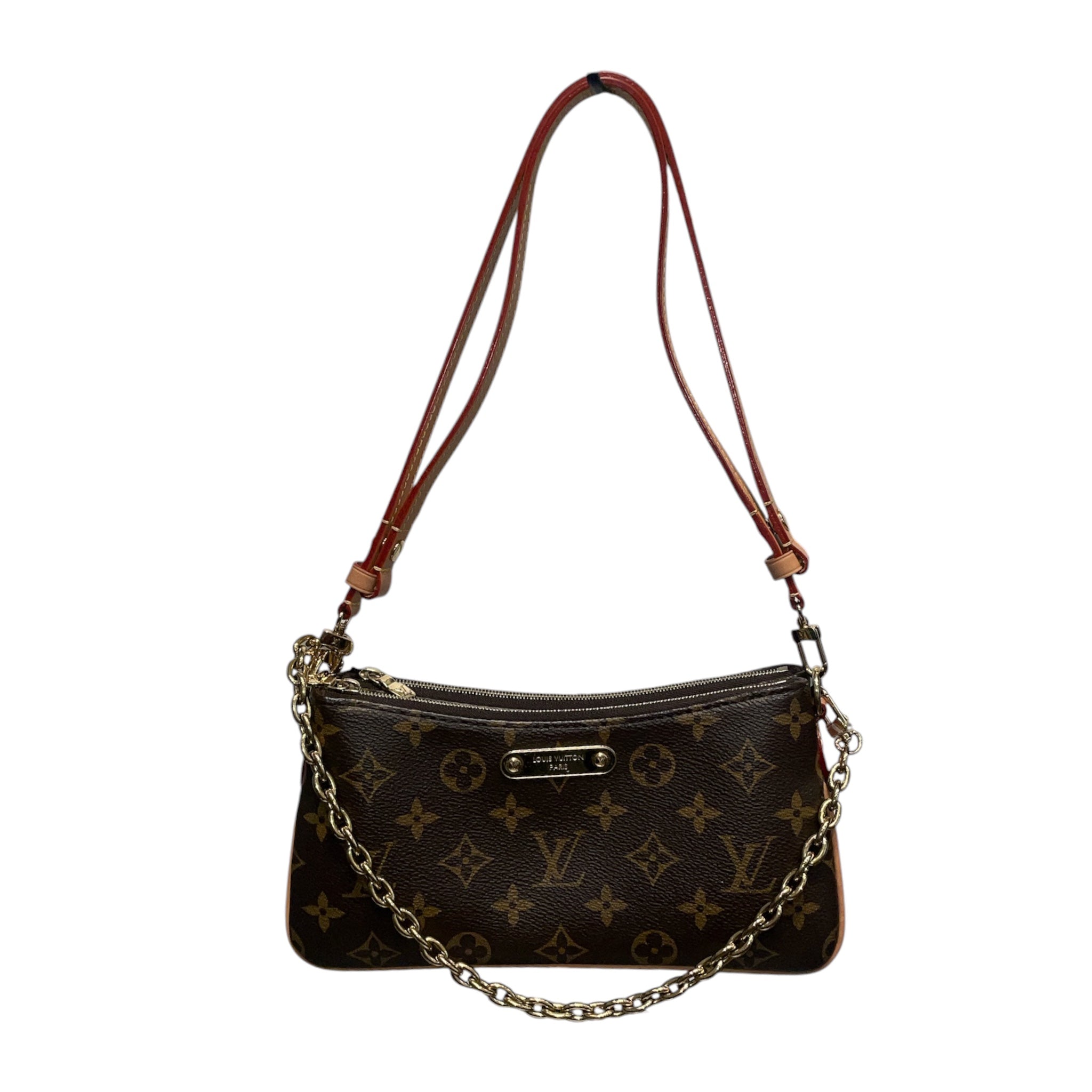 LOUIS VUITTON/Cross Body Bag/Monogram/Leather/BRW/LIV POCHETTE view 1