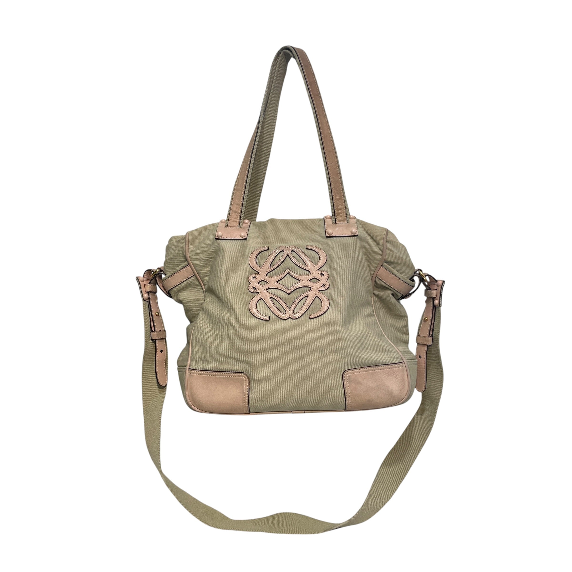 LOEWE/Bag/Monogram/Leather/CRM/Canvas Anagram BAg view 1