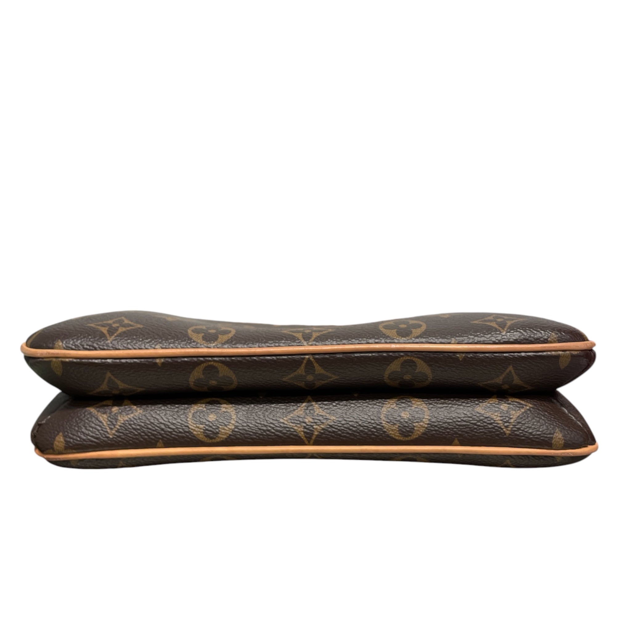 LOUIS VUITTON/Cross Body Bag/Monogram/Leather/BRW/LIV POCHETTE view 3