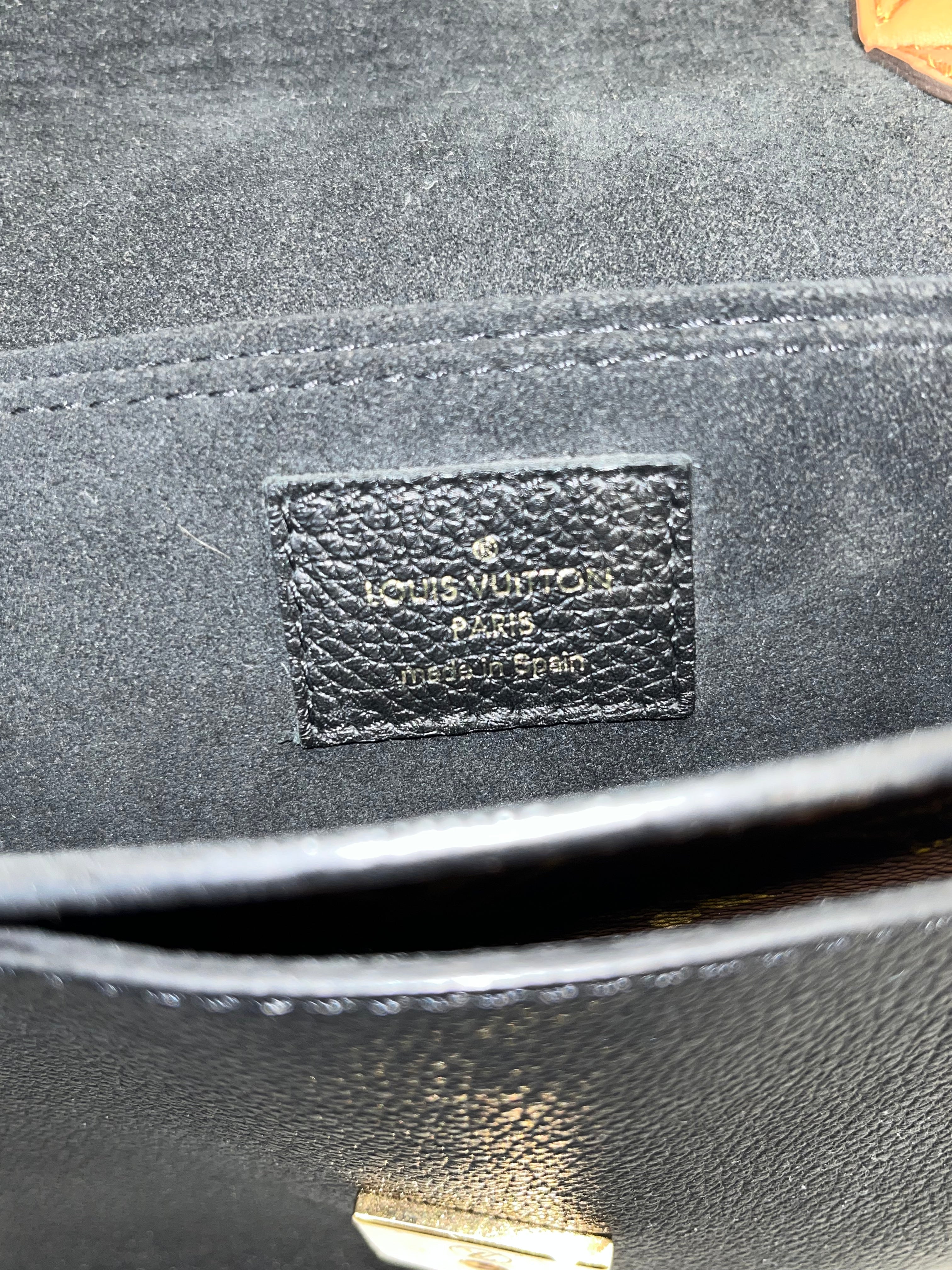 LOUIS VUITTON/Cross Body Bag/Monogram/Leather/BRW/Padlock crossbody view 7