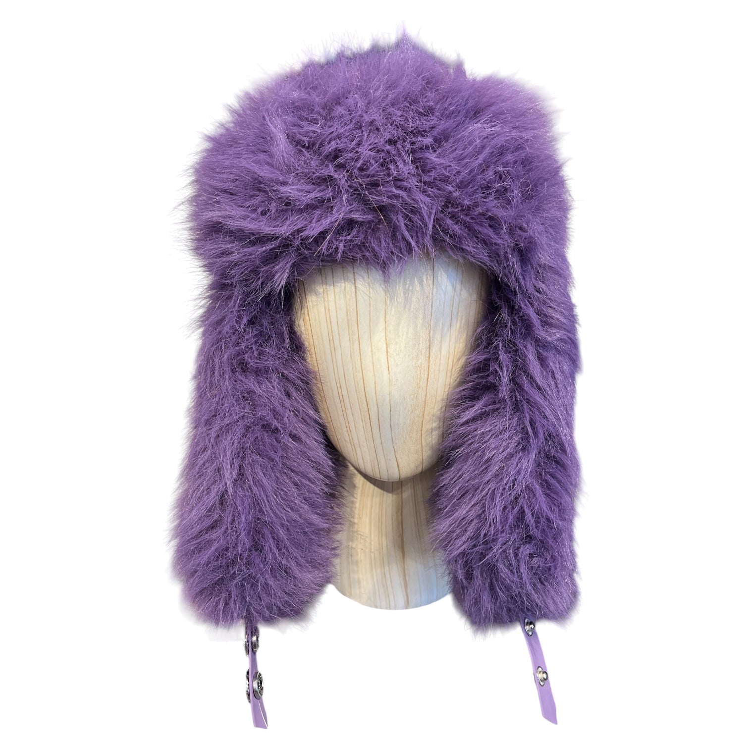 MUSO KUSO/Headwear/OS/Fake Fur/PPL/M's/PURPLE FUR USHANKA view 1