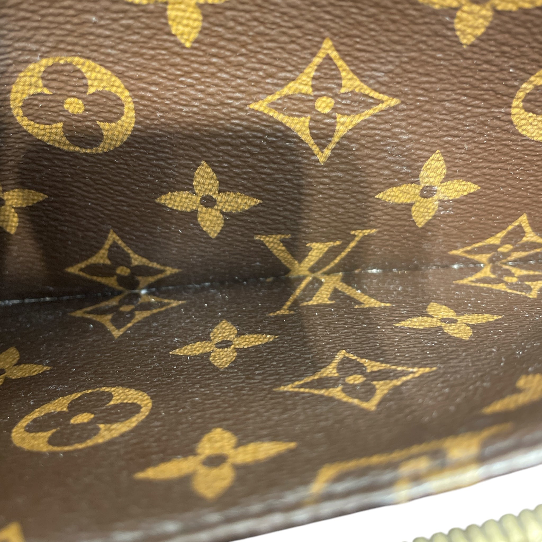 LOUIS VUITTON/Cross Body Bag/Monogram/Leather/BRW/LIV POCHETTE view 7
