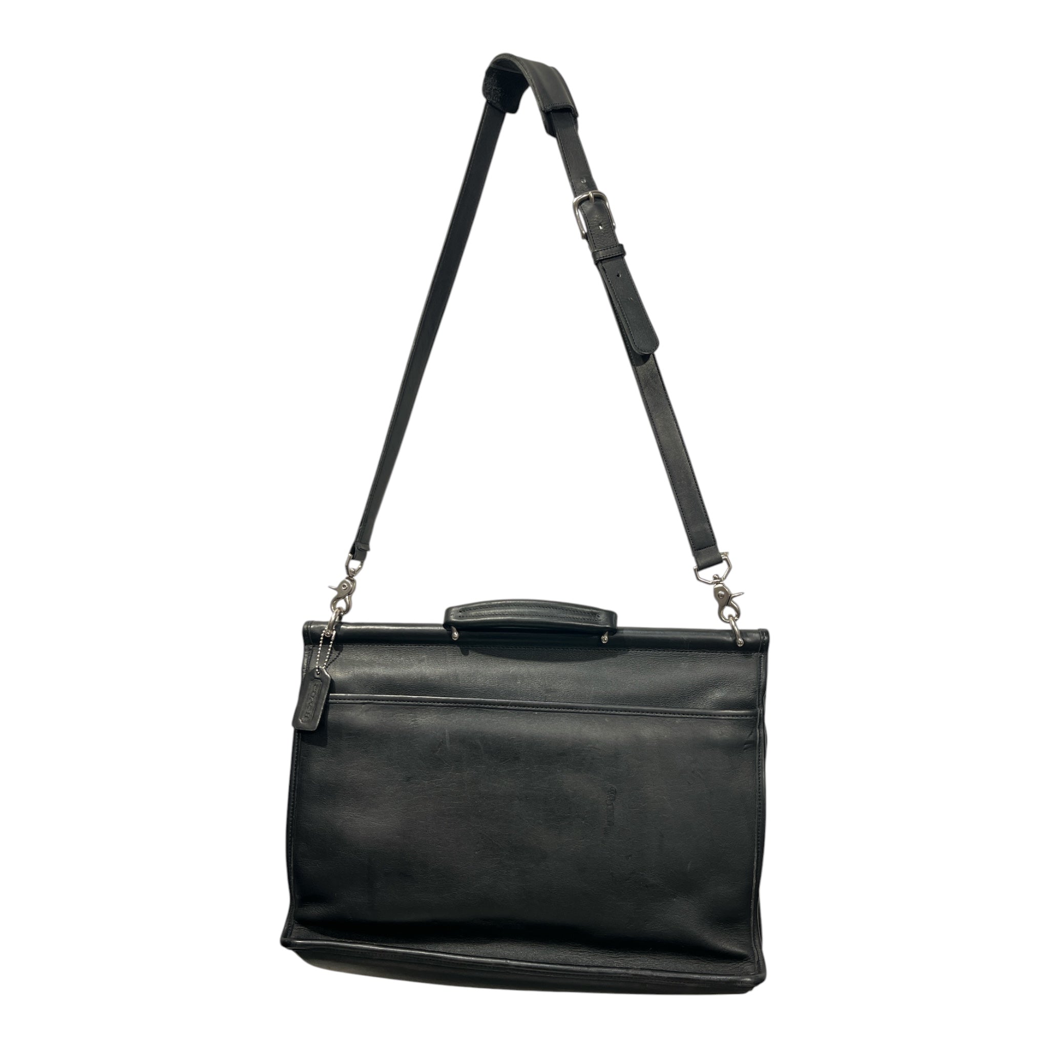 COACH/Briefcase/Leather/BLK/VINTAGE LAPTOP CASE view 2