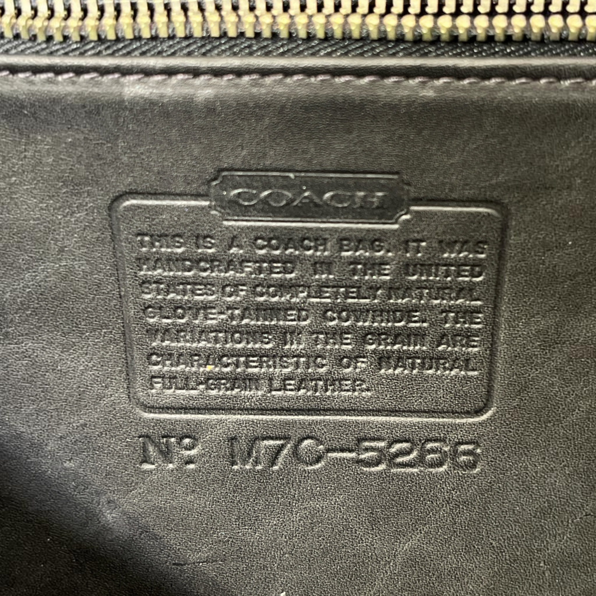 COACH/Briefcase/Leather/BLK/VINTAGE LAPTOP CASE view 6