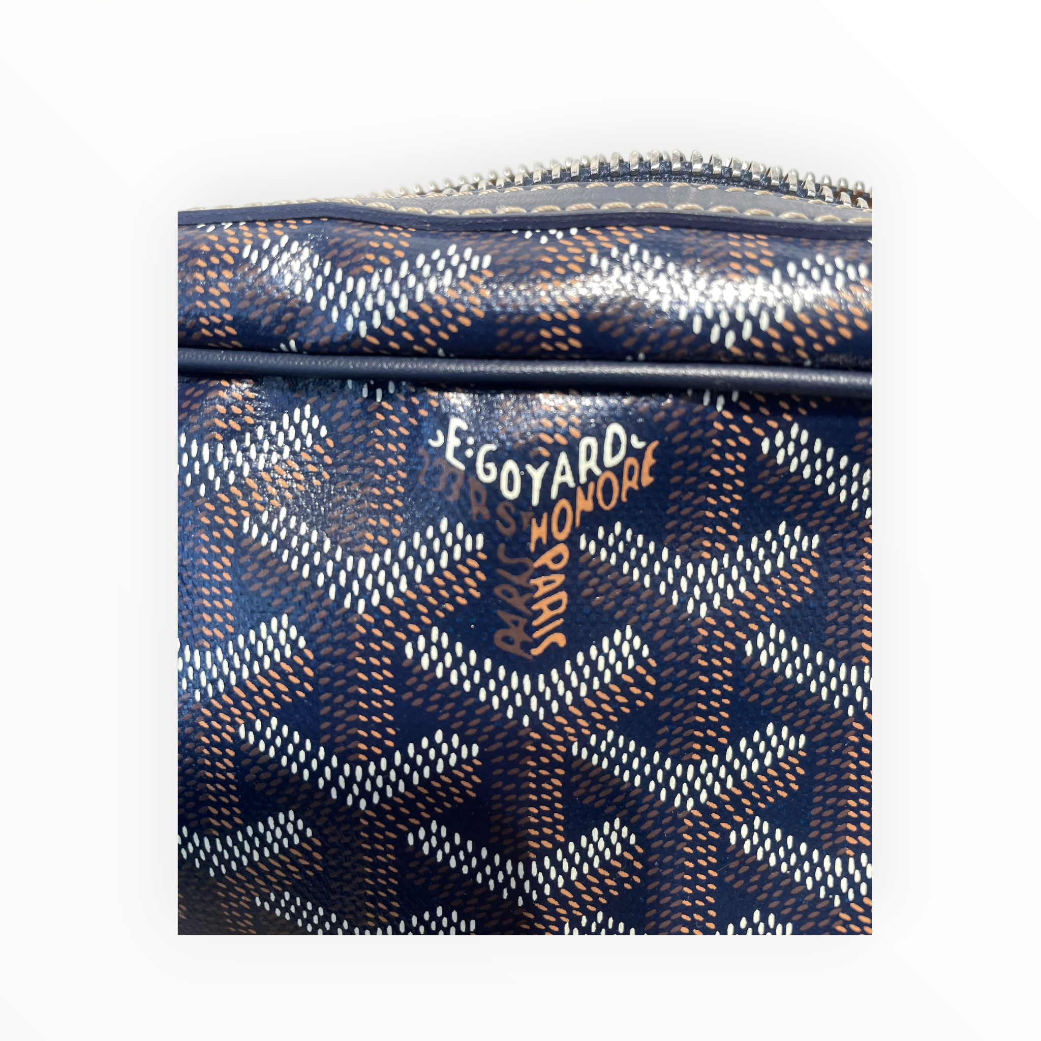 GOYARD/Cross Body Bag/Monogram/Leather/BLU/Sac Cap Vert view 4