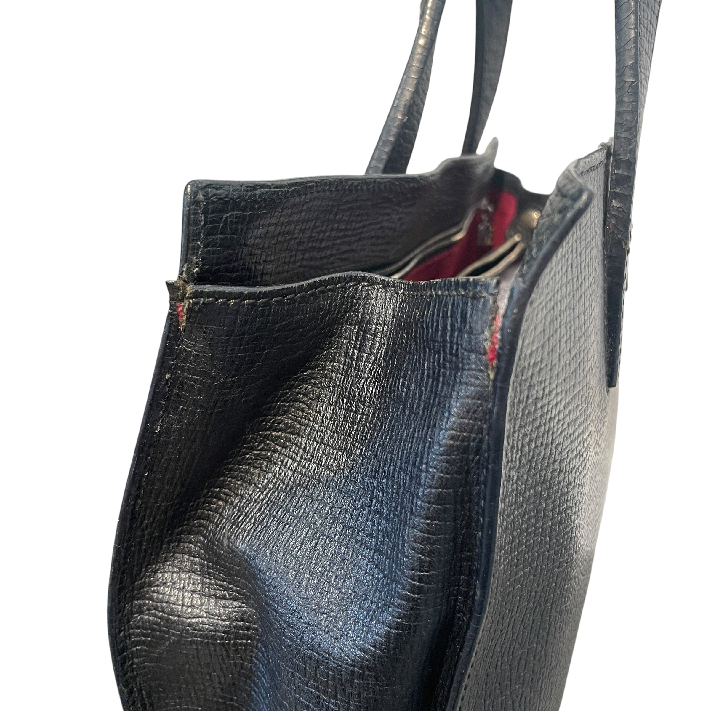 LOEWE/Tote Bag/Leather/BLK/Lowe Leather Tote view 5