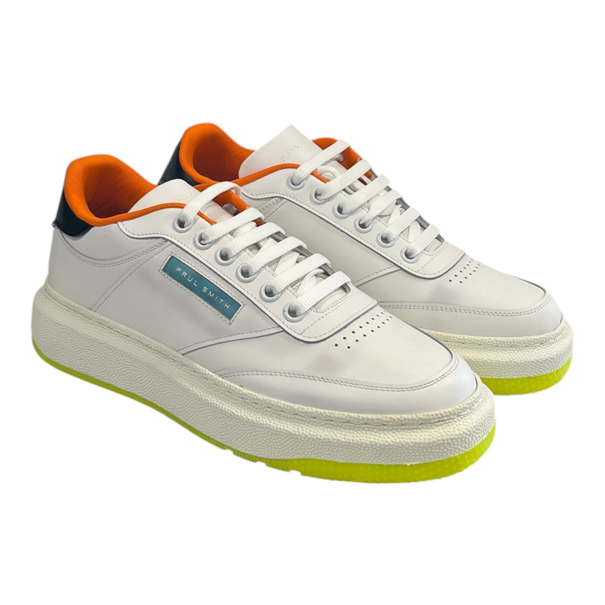 Paul Smith/Low-Sneakers/US 7/Leather/WHT/ view 1