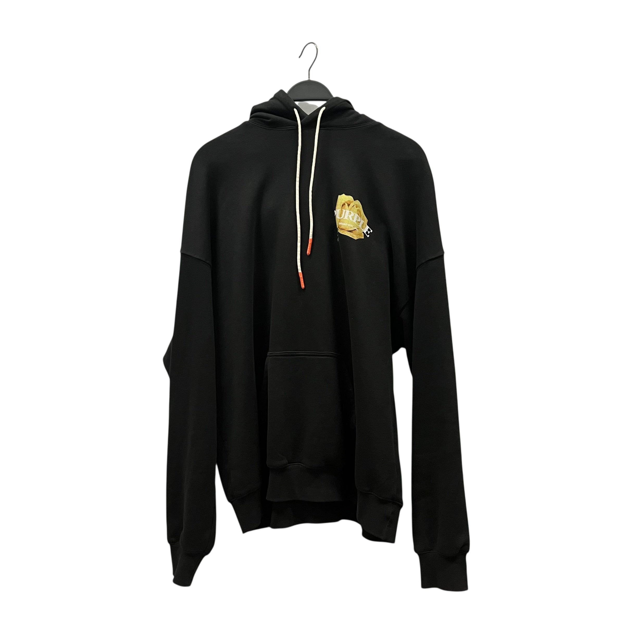 PURPLE BRAND/Hoodie/L/Cotton/BLK/Yellow Rose view 1