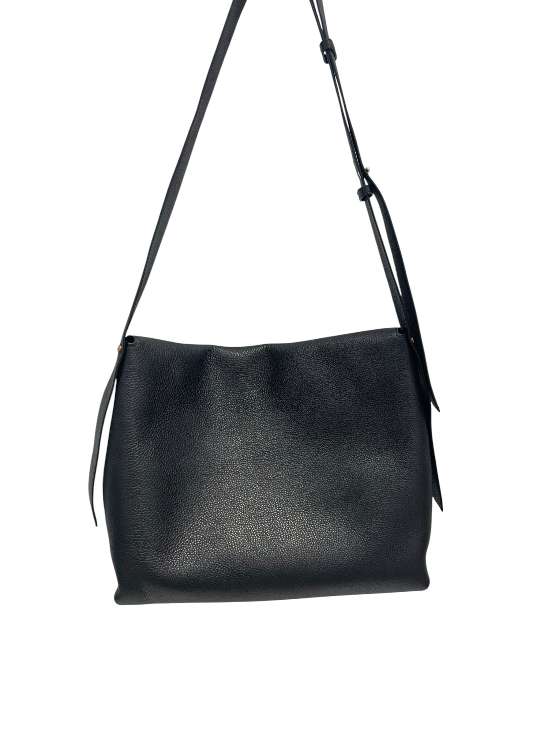 VERSACE/Cross Body Bag/Leather/BLK/lou messenger bag view 2