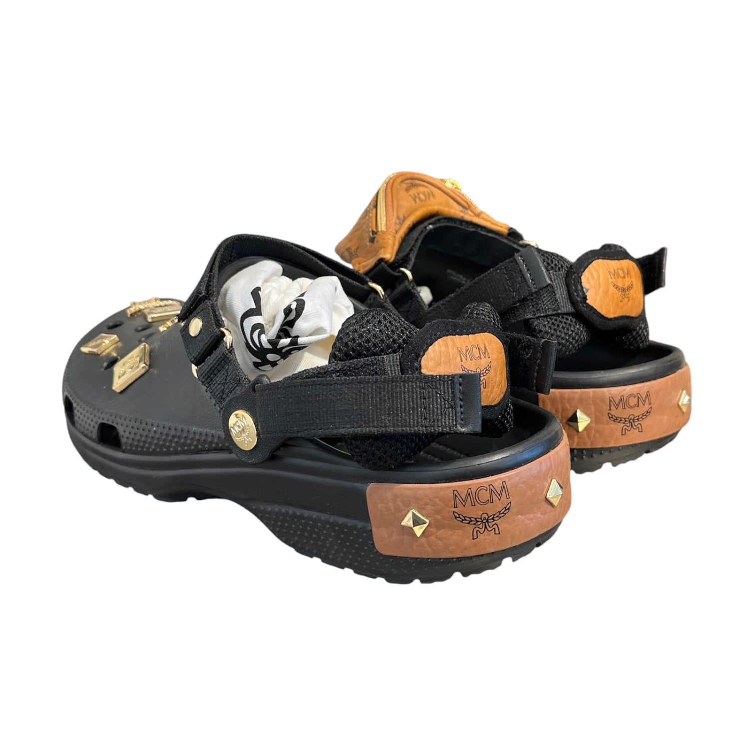 MCM/crocs/Sandals/US 12/BLK/MCM CROCS view 2