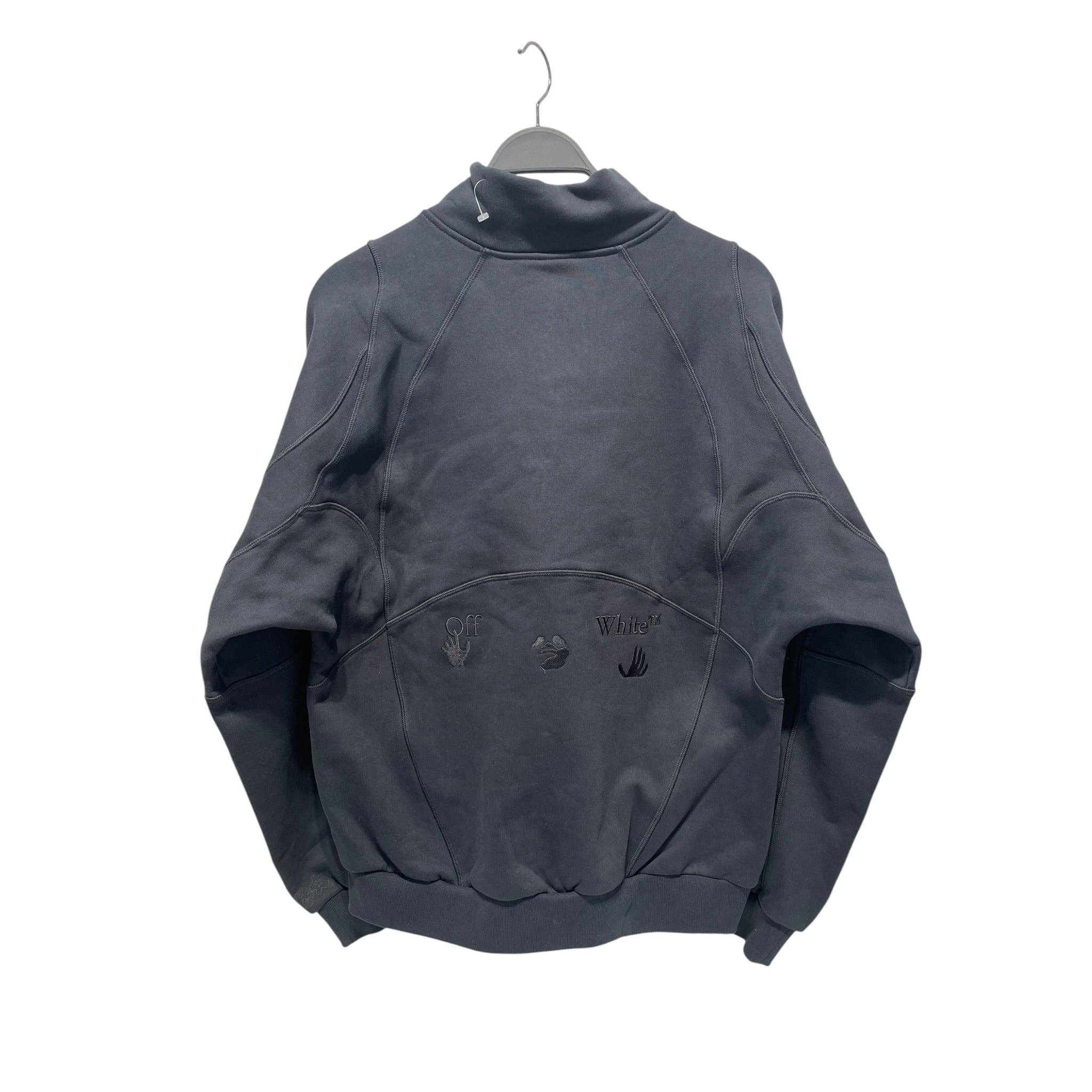 NIKE/OFF-WHITE/Track Jkt/M/Cotton/BLK/ view 2