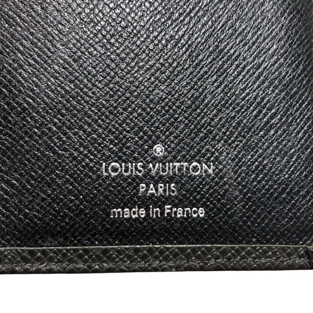 LOUIS VUITTON/Long Wallet/OS/Leather/BLK/TA5114 view 3