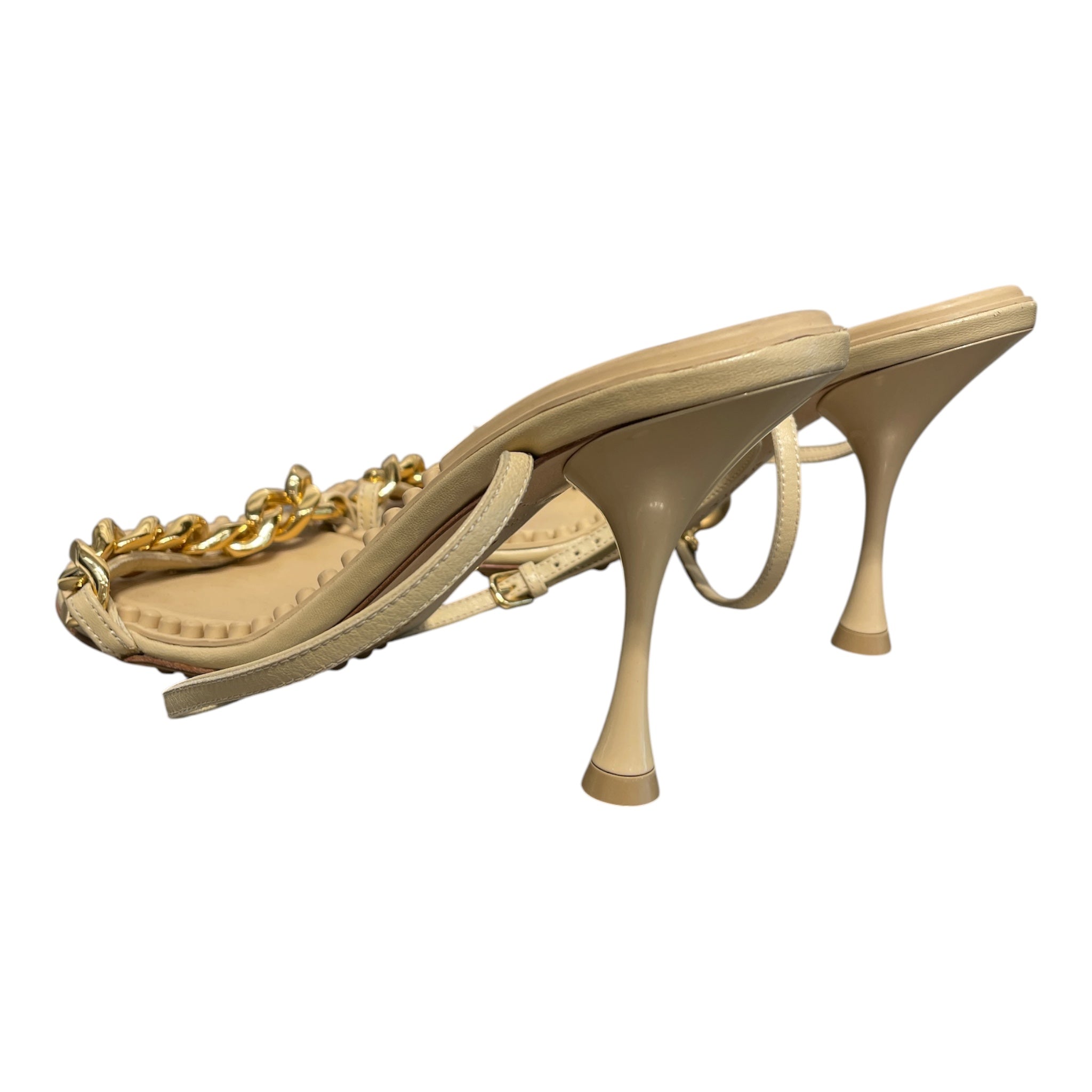 BOTTEGA VENETA/Heels/EU 37/CRM/GOLD LINK view 2