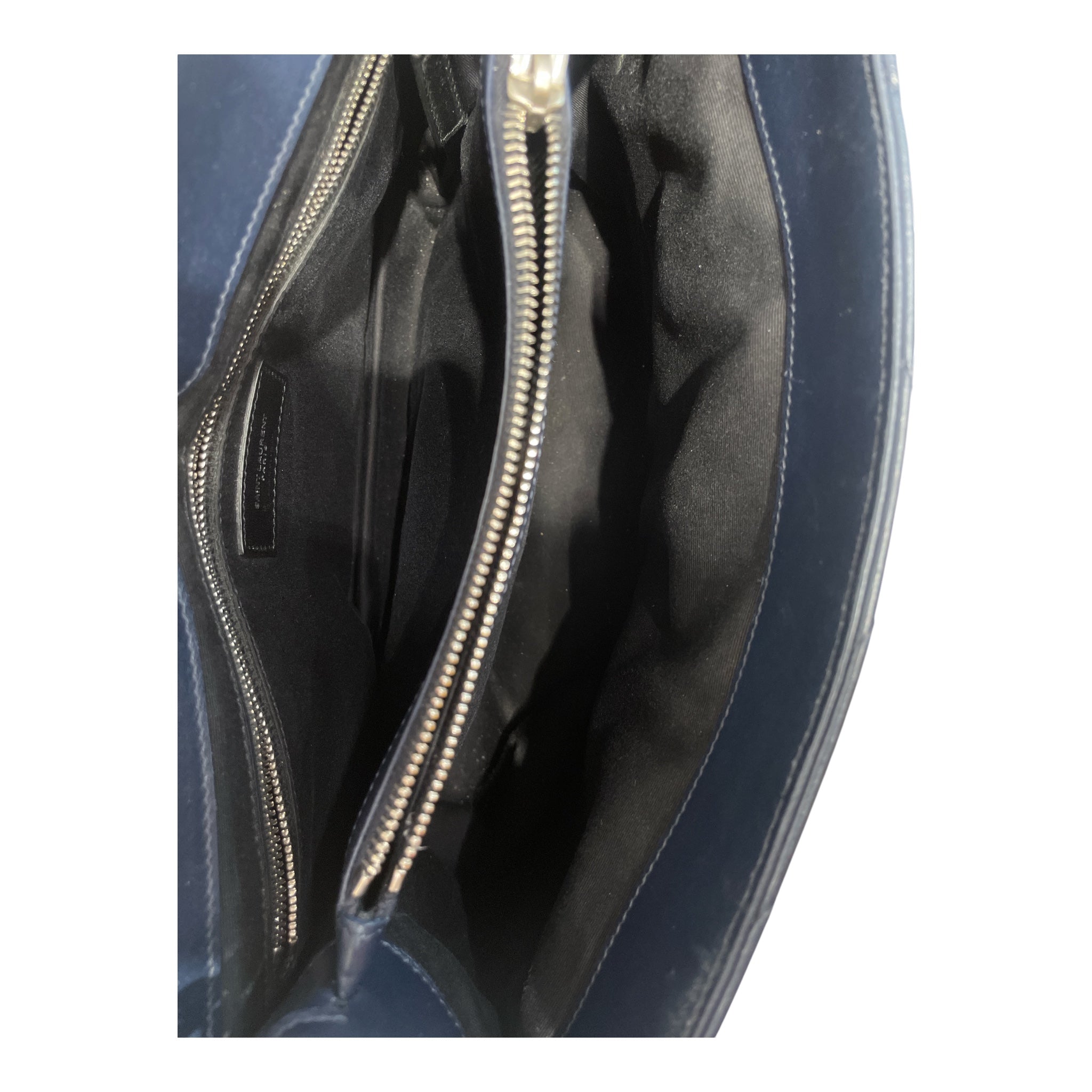 SAINT LAURENT/Cross Body Bag/Leather/NVY/LOULOU MEDIUM view 4