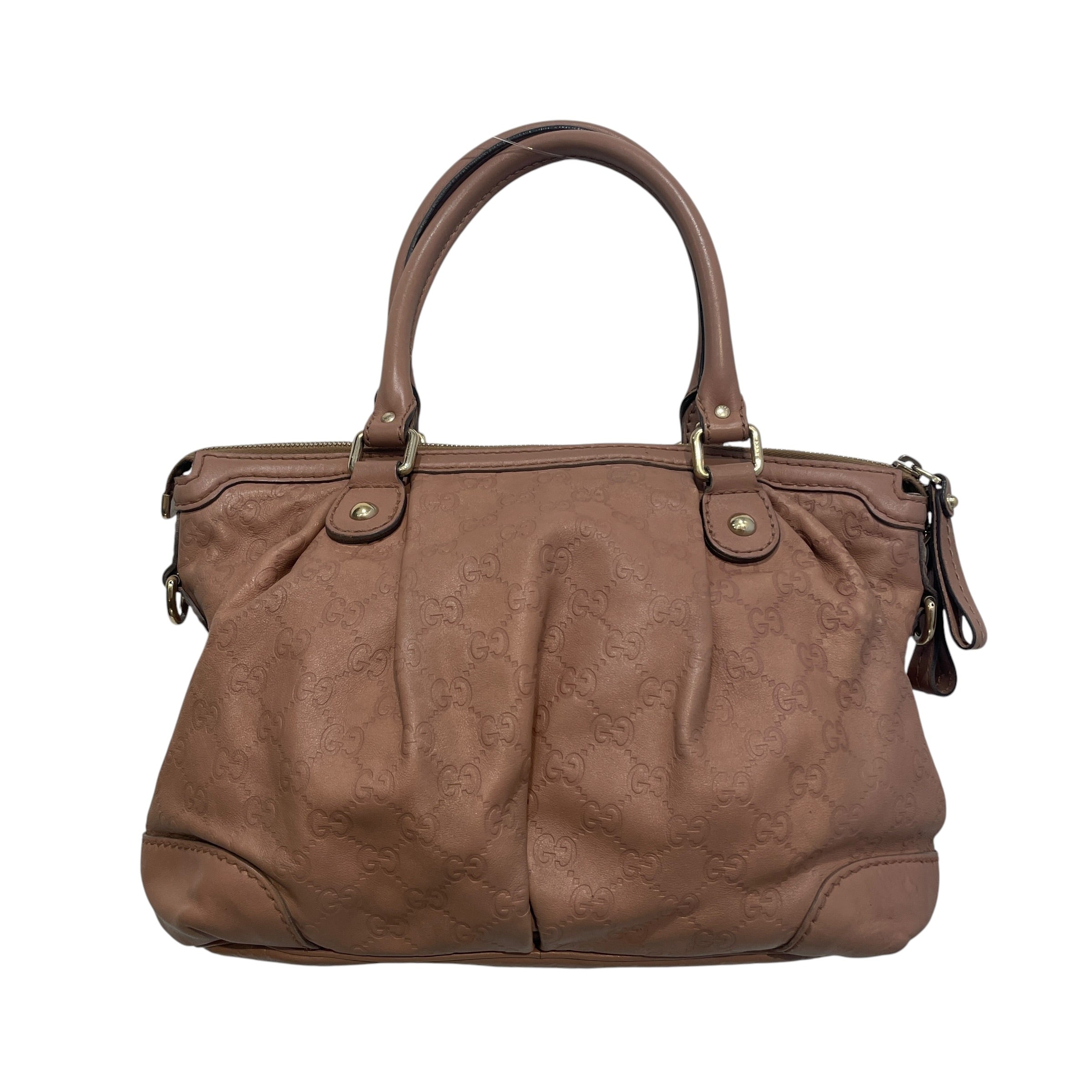 GUCCI/Bag/Monogram/PNK/Gucissima Leather Bag view 1