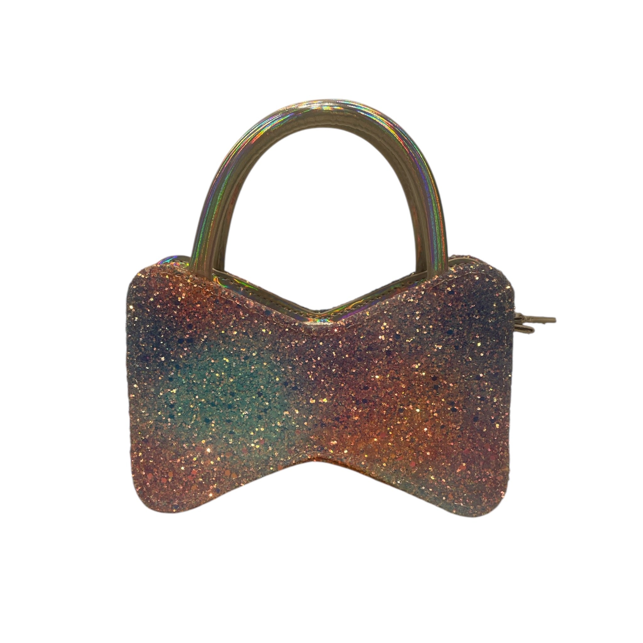 Mach and Mach/Hand Bag/OS/MLT/Bow Shaped Galaxy Glitter view 1