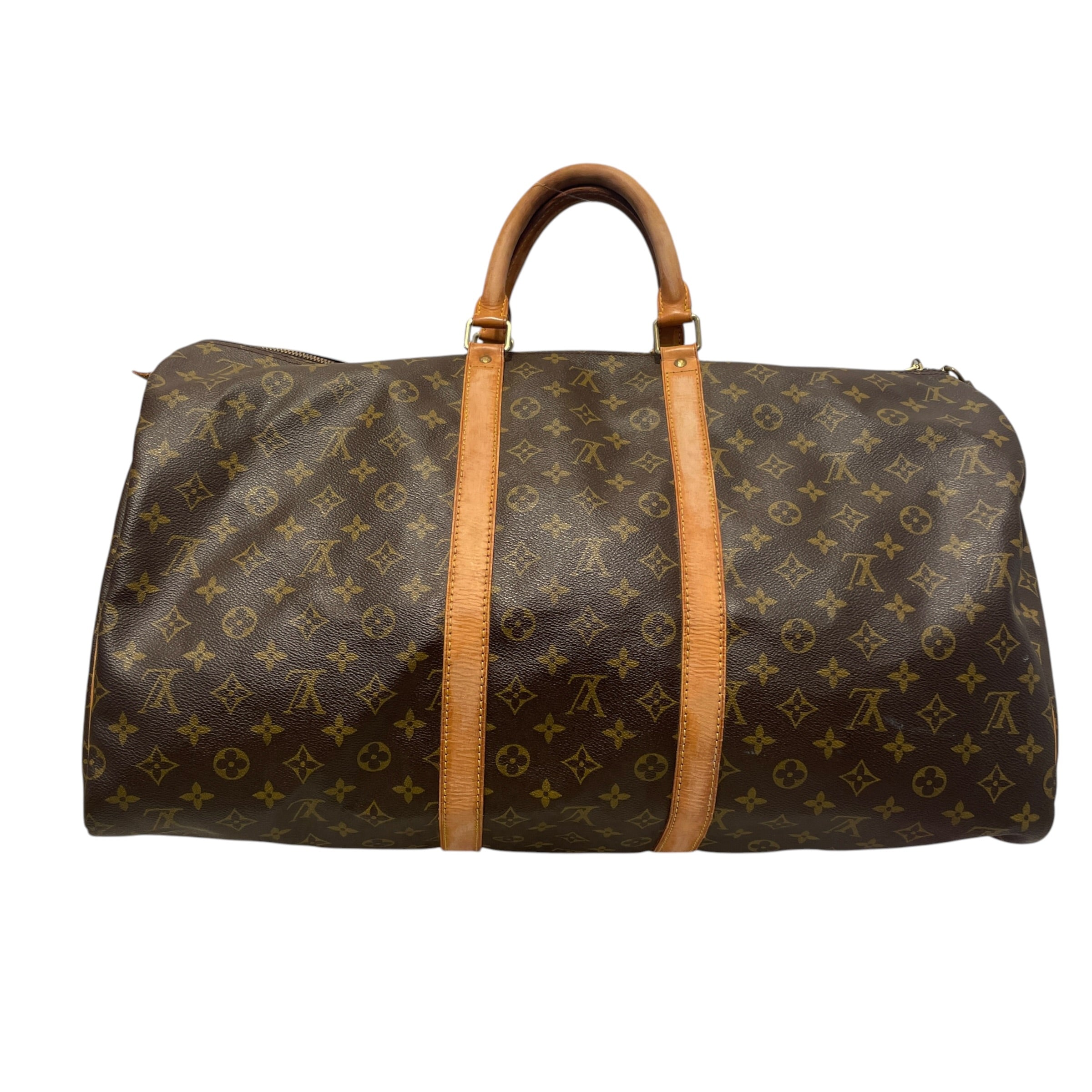 LOUIS VUITTON/Luggage/Monogram/Leather/BRW/Keepall Duffle view 2