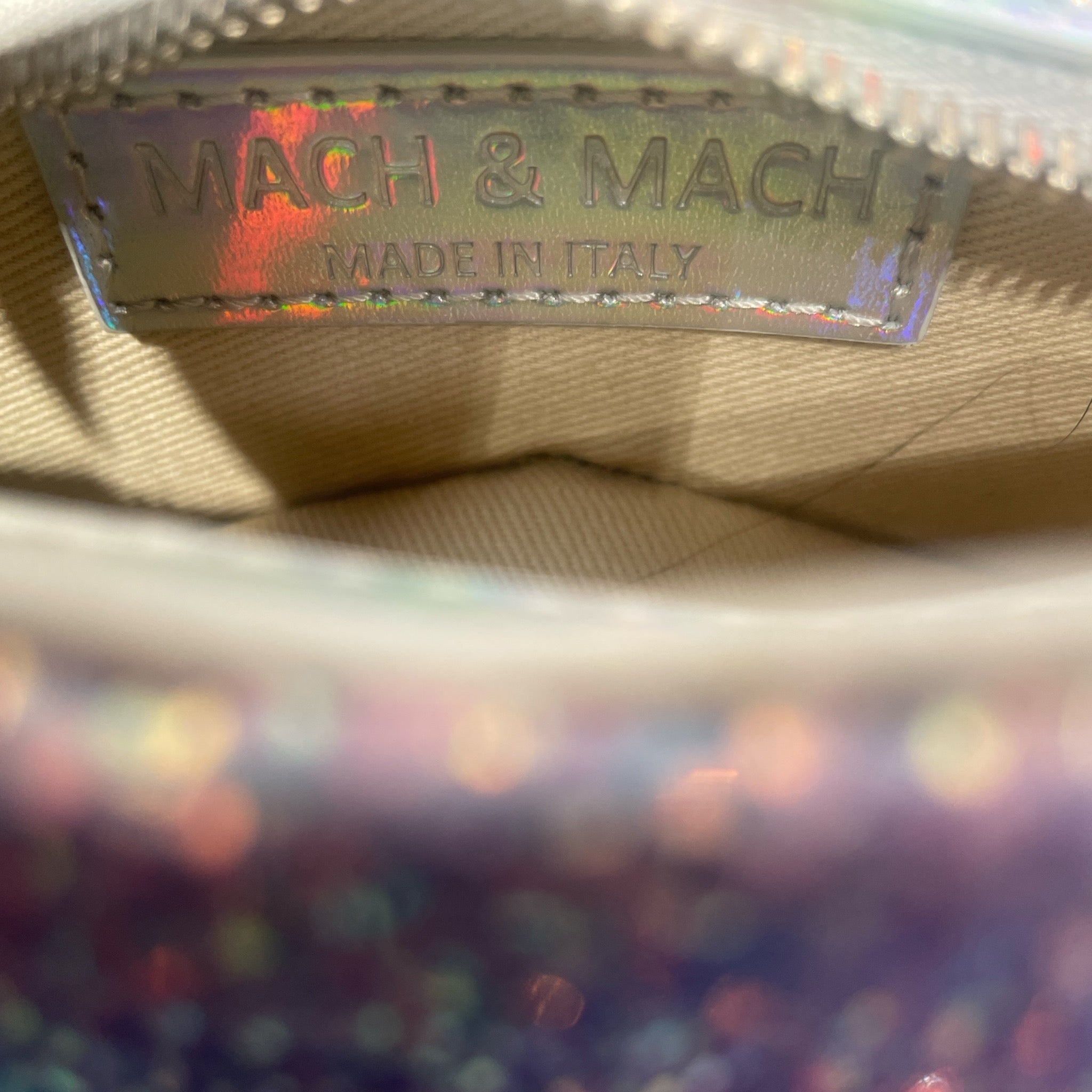 Mach and Mach/Hand Bag/OS/MLT/Bow Shaped Galaxy Glitter view 3