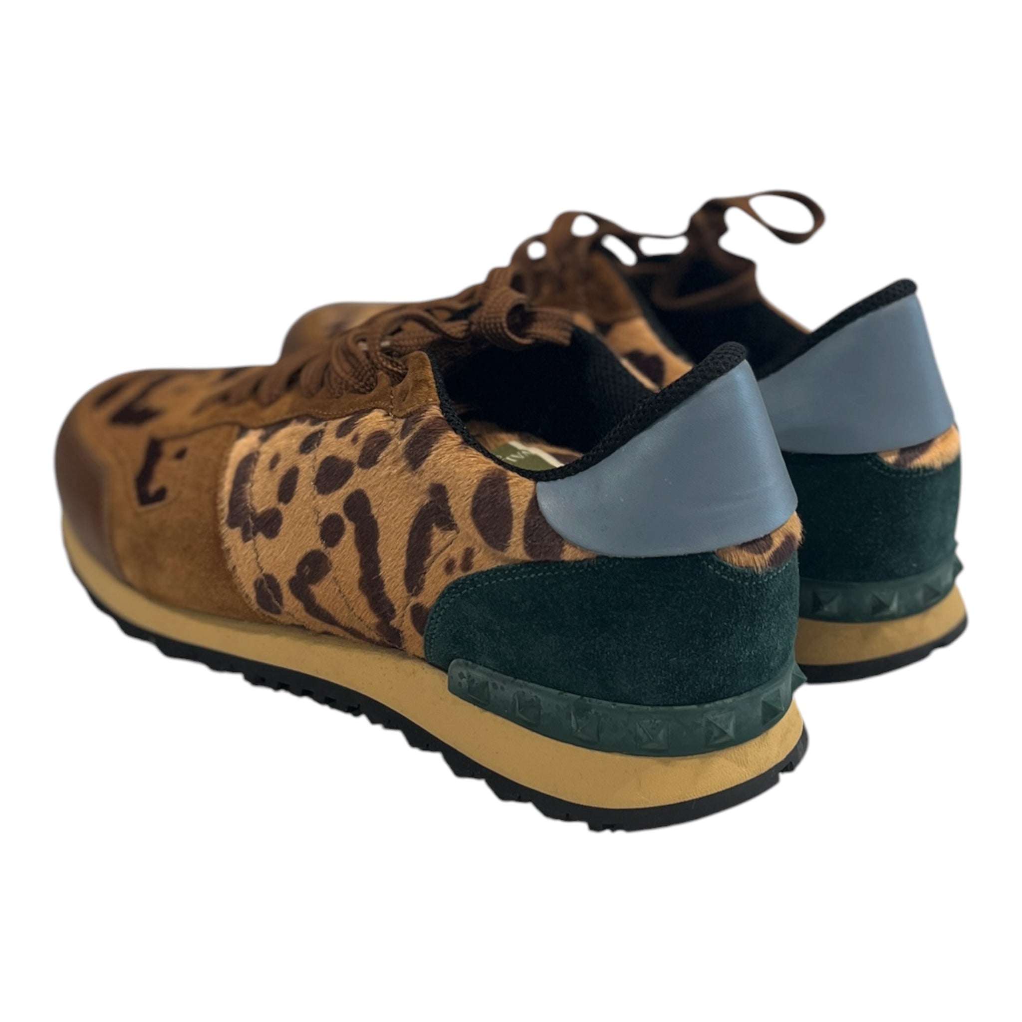 VALENTINO GARAVANI/Low-Sneakers/EU 45/Animal Pattern/Cotton/BRW/ROADRUNNER view 2