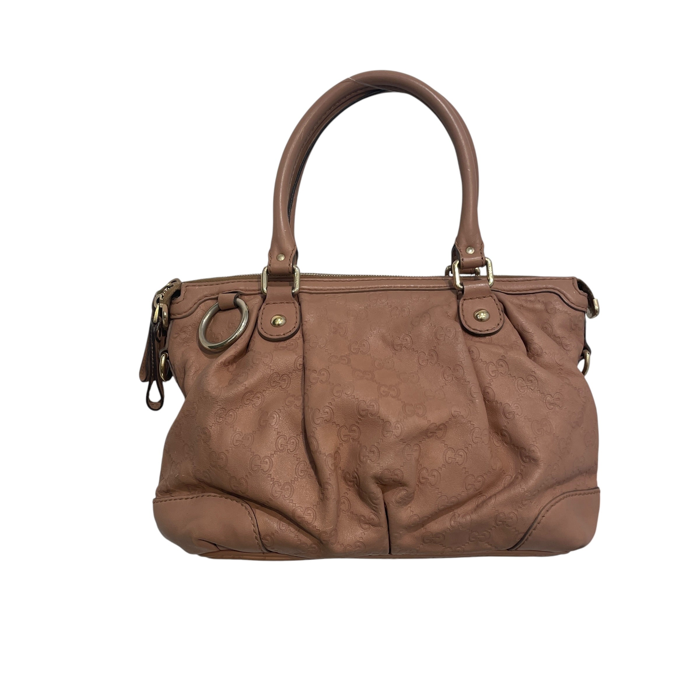 GUCCI/Bag/Monogram/PNK/Gucissima Leather Bag view 2