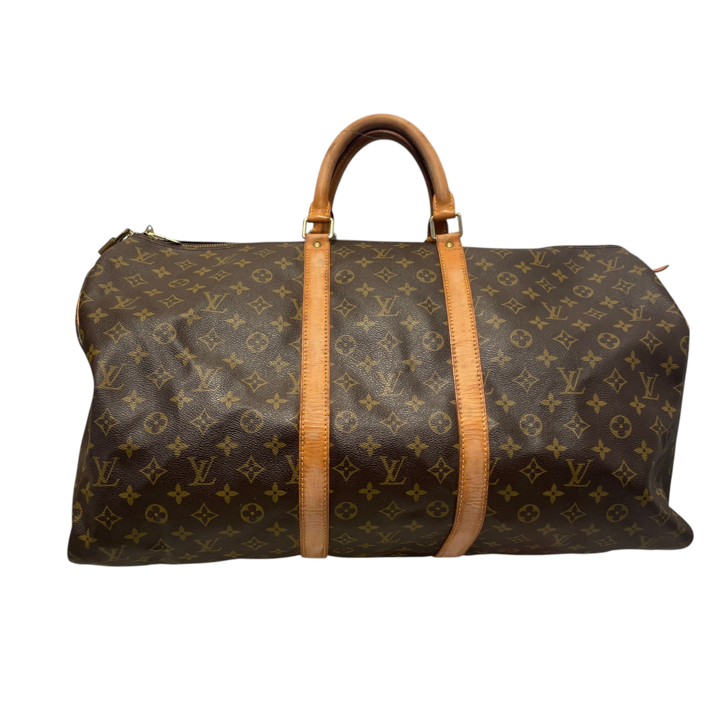 LOUIS VUITTON/Luggage/Monogram/Leather/BRW/Keepall Duffle view 1