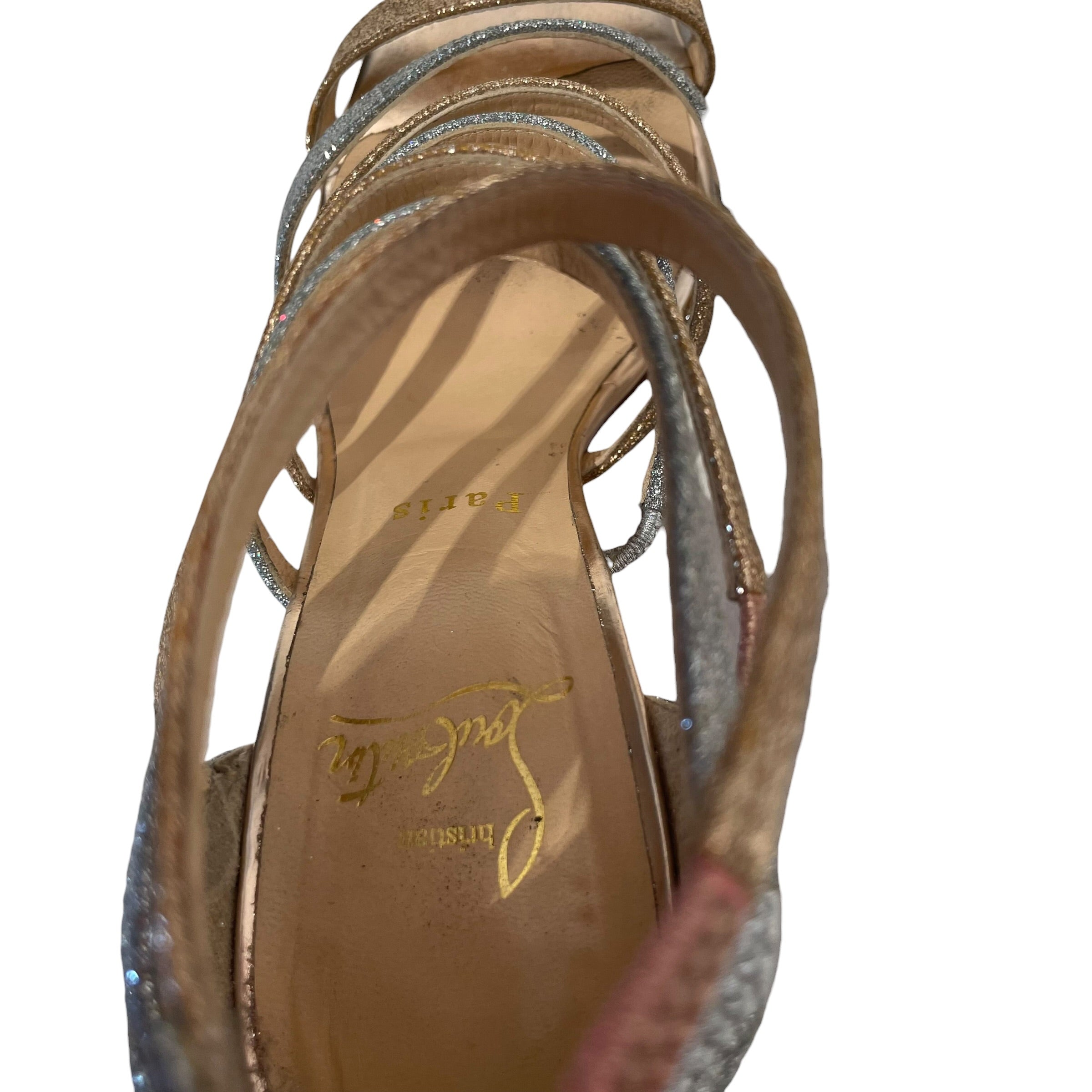 Christian Louboutin/Heels/EU 36.5/SLV/Mariniere 100 view 3