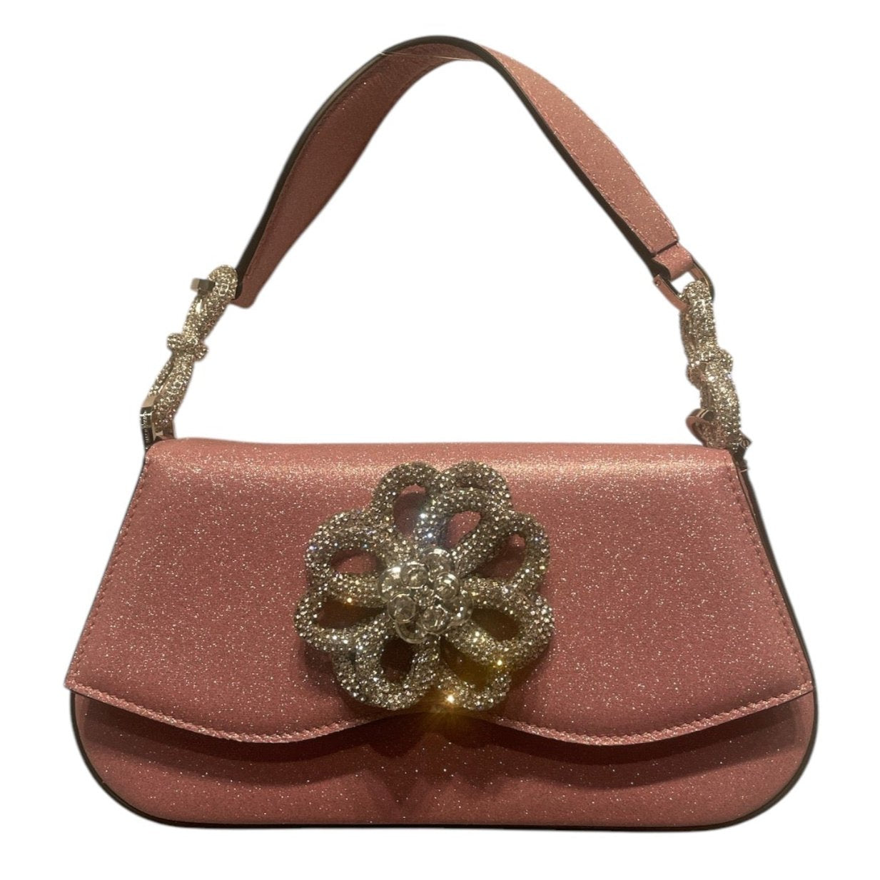 Mach & Mach/Hand Bag/OS/PNK/Floral Studded Hang  Bag view 1