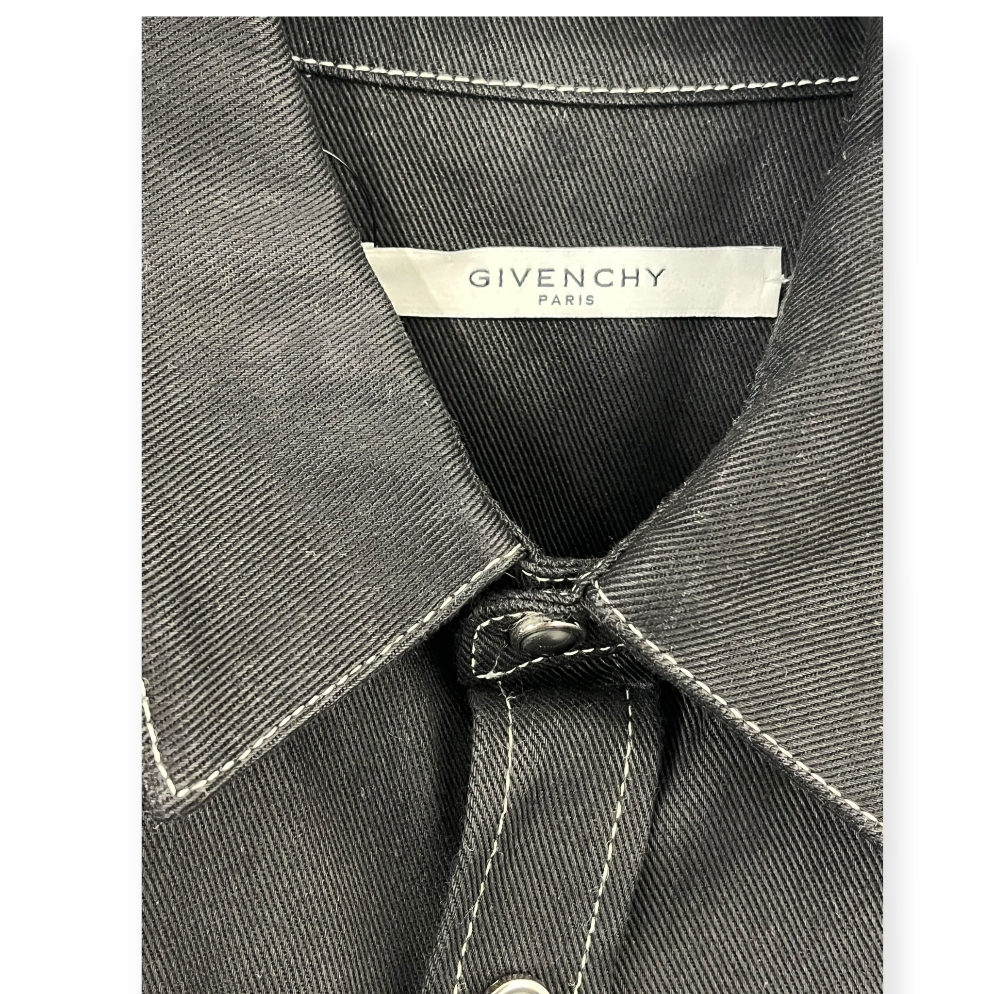 GIVENCHY/LS Shirt/S/Cotton/BLK/TISCI ERA STAR CONTRAST view 3