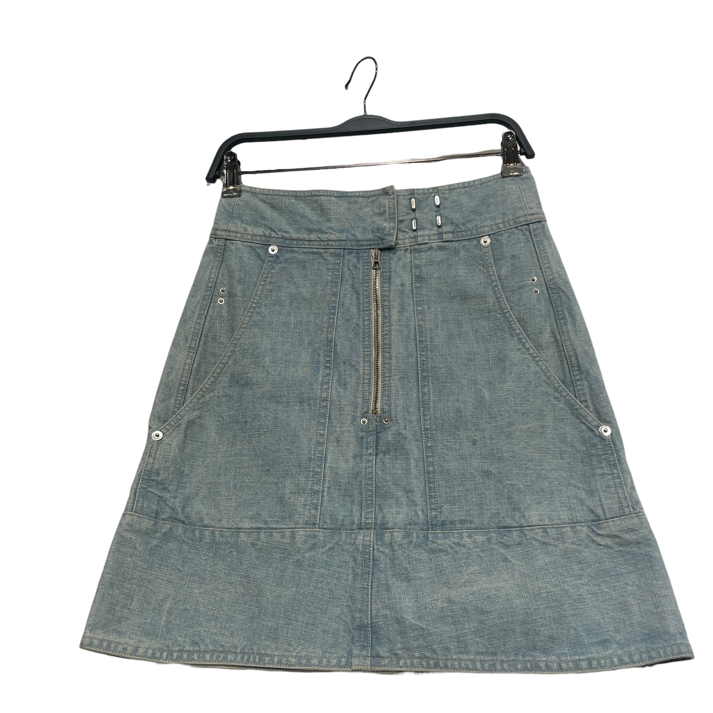 ISABEL MARANT/Skirt/38/Denim/BLU/Mini Length/Denim Mini Skirt Front Zip view 1