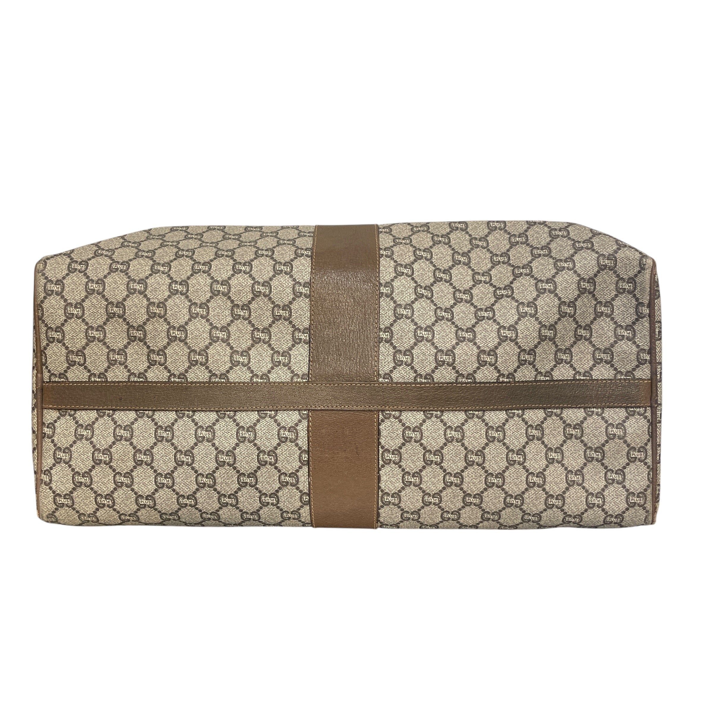 GUCCI/Bag/Monogram/Leather/BRW/Guicissima Brown Duffle view 4