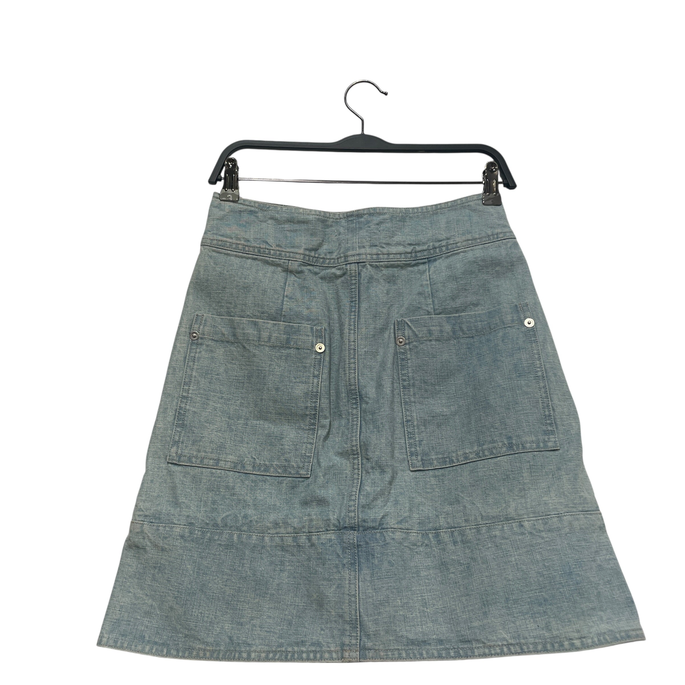 ISABEL MARANT/Skirt/38/Denim/BLU/Mini Length/Denim Mini Skirt Front Zip view 2