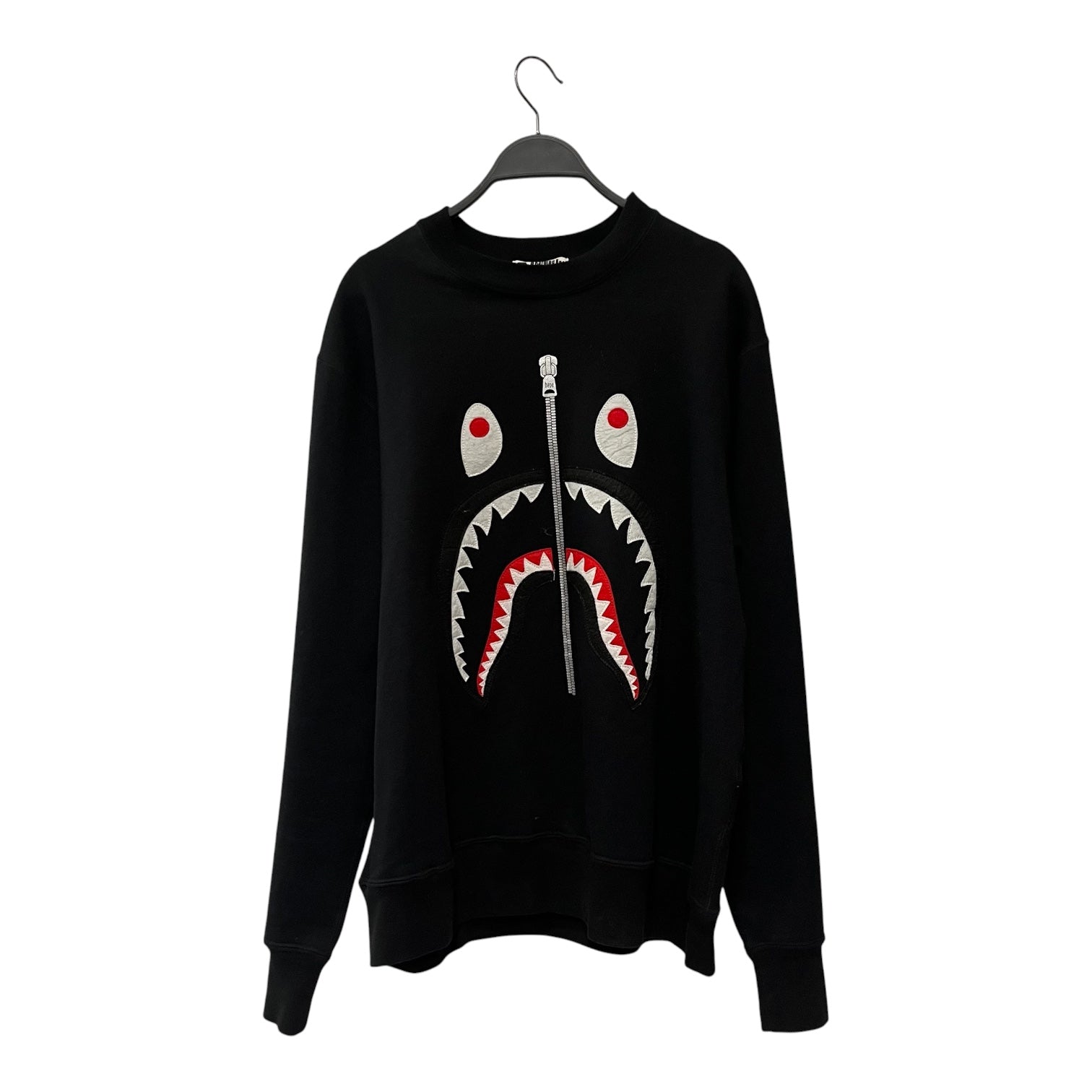 A BATHING APE/Sweatshirt/L/Cotton/BLK/ view 1