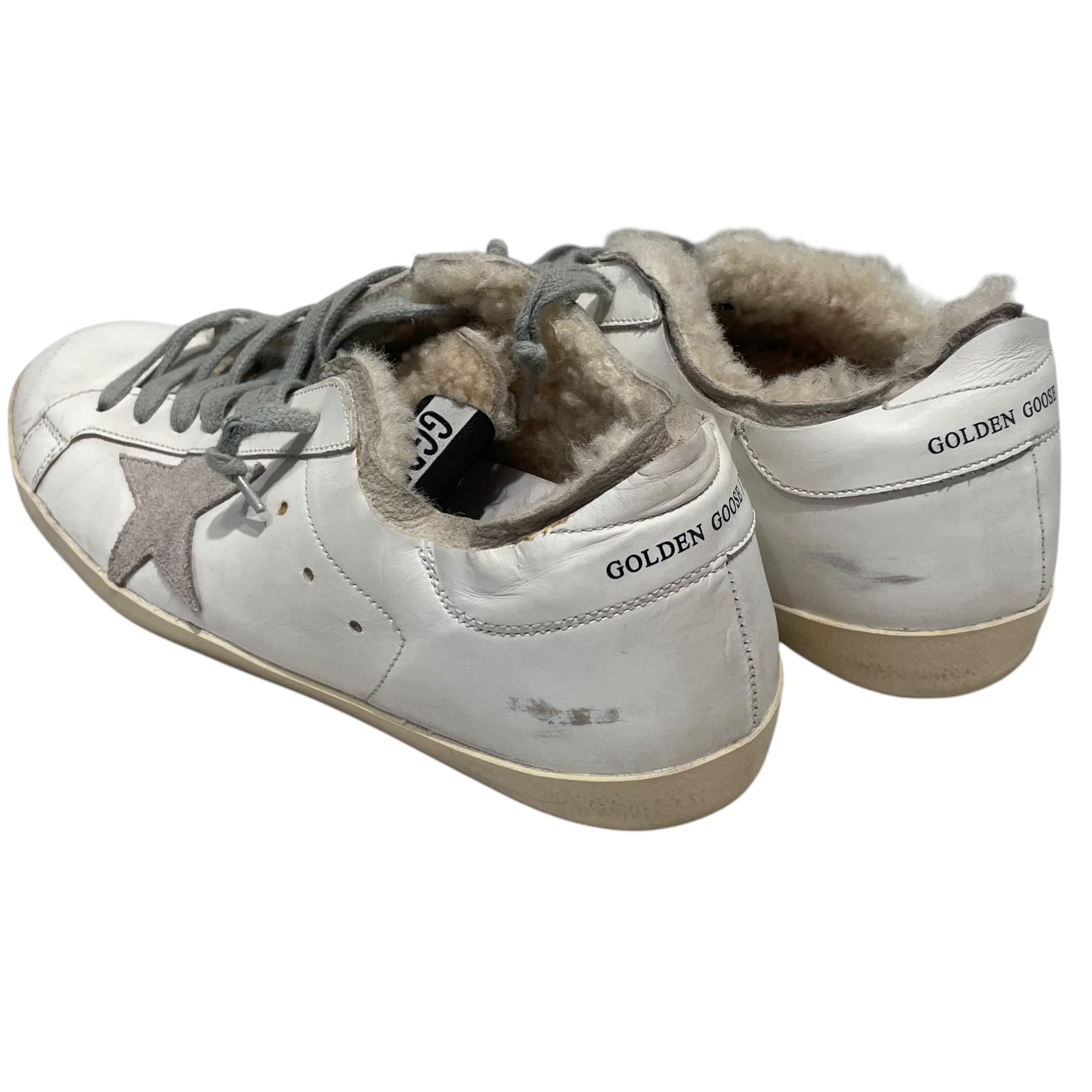 GOLDEN GOOSE/Low-Sneakers/EU 40/WHT/Super-Star Sabot Fur Lined view 2