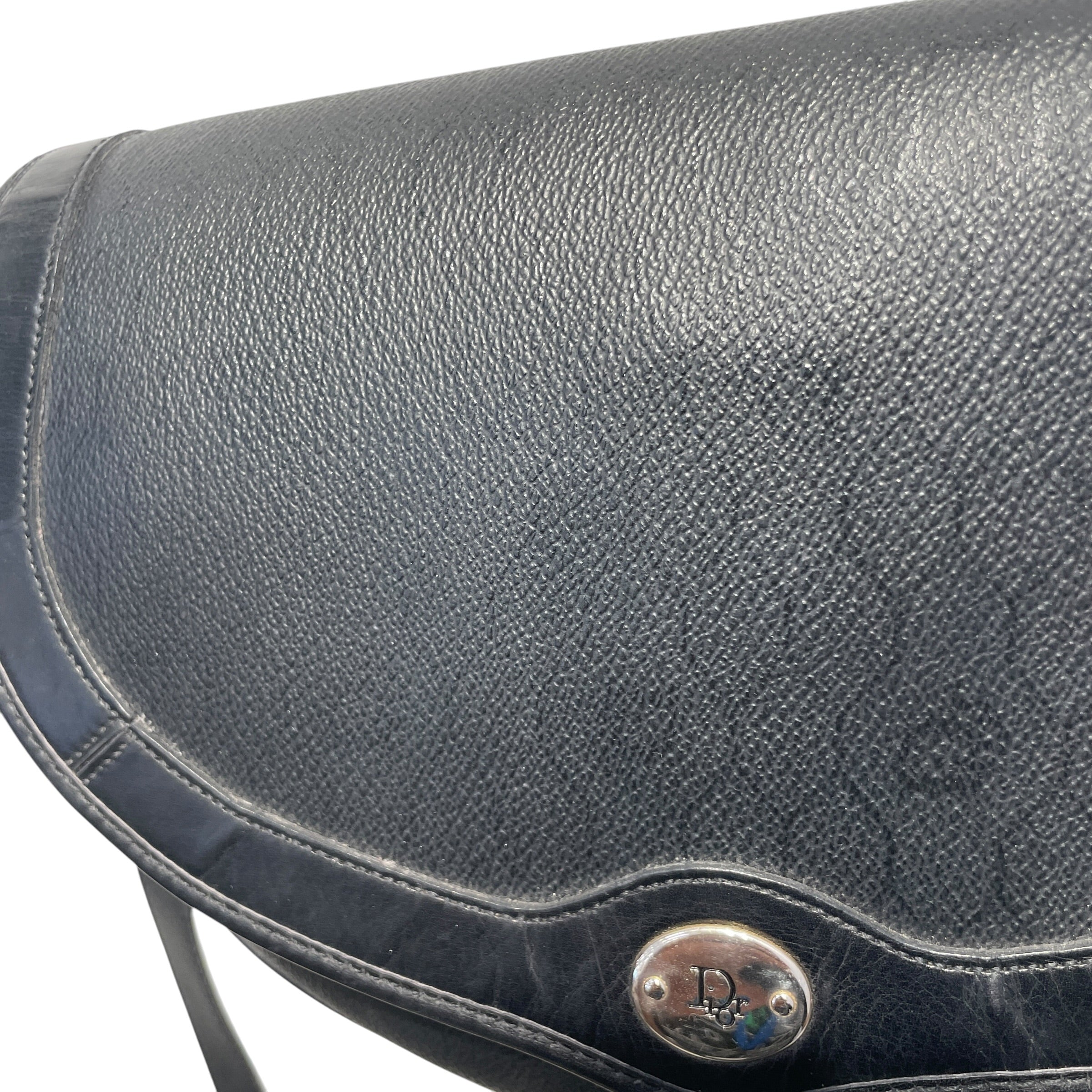 Christian Dior/Cross Body Bag/Cotton/BLK/HOBO CROSSBODY view 7