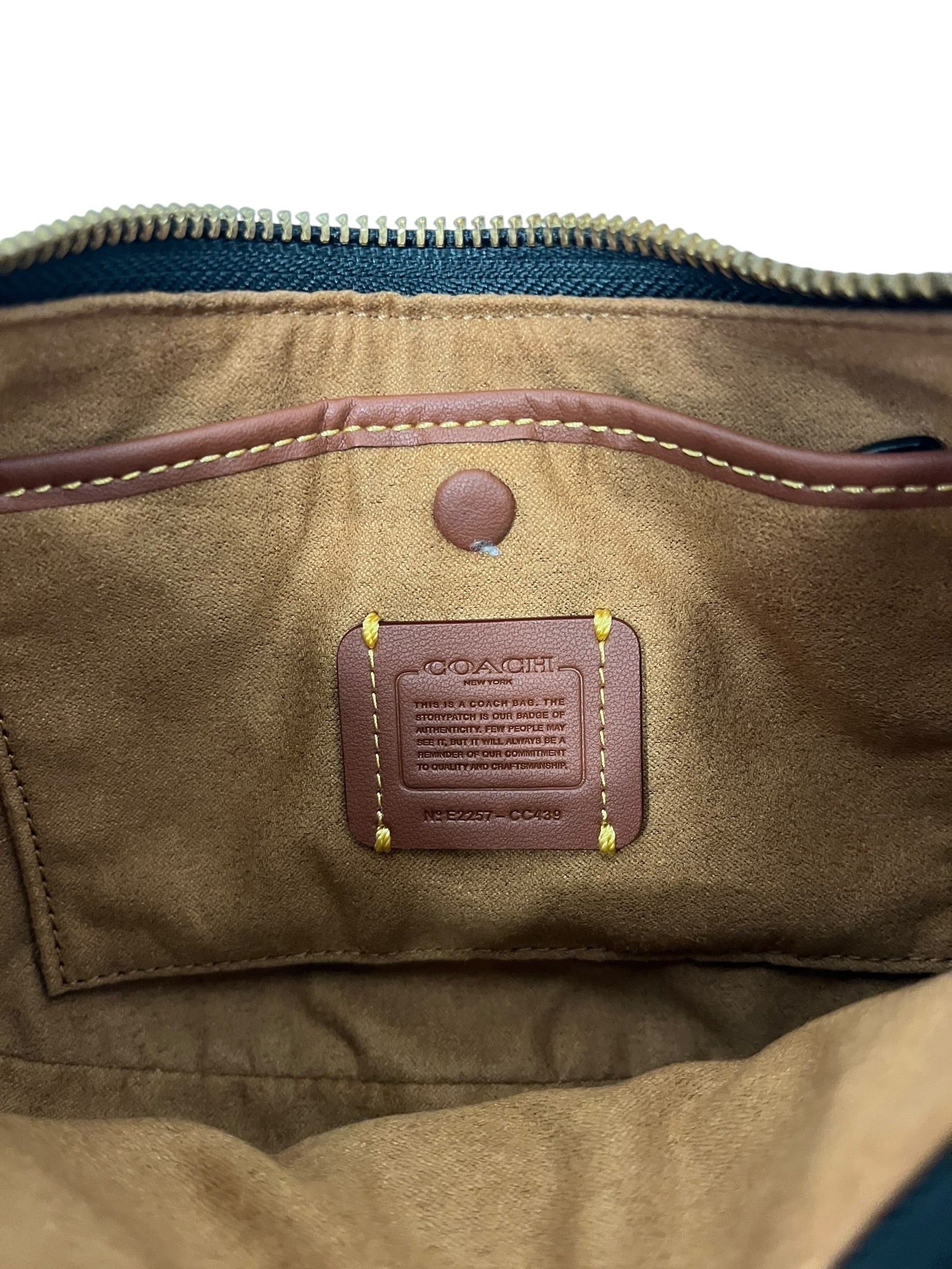 COACH/Pouch/Leather/BLK/LUNA SHOULDER BAG SMALL view 3