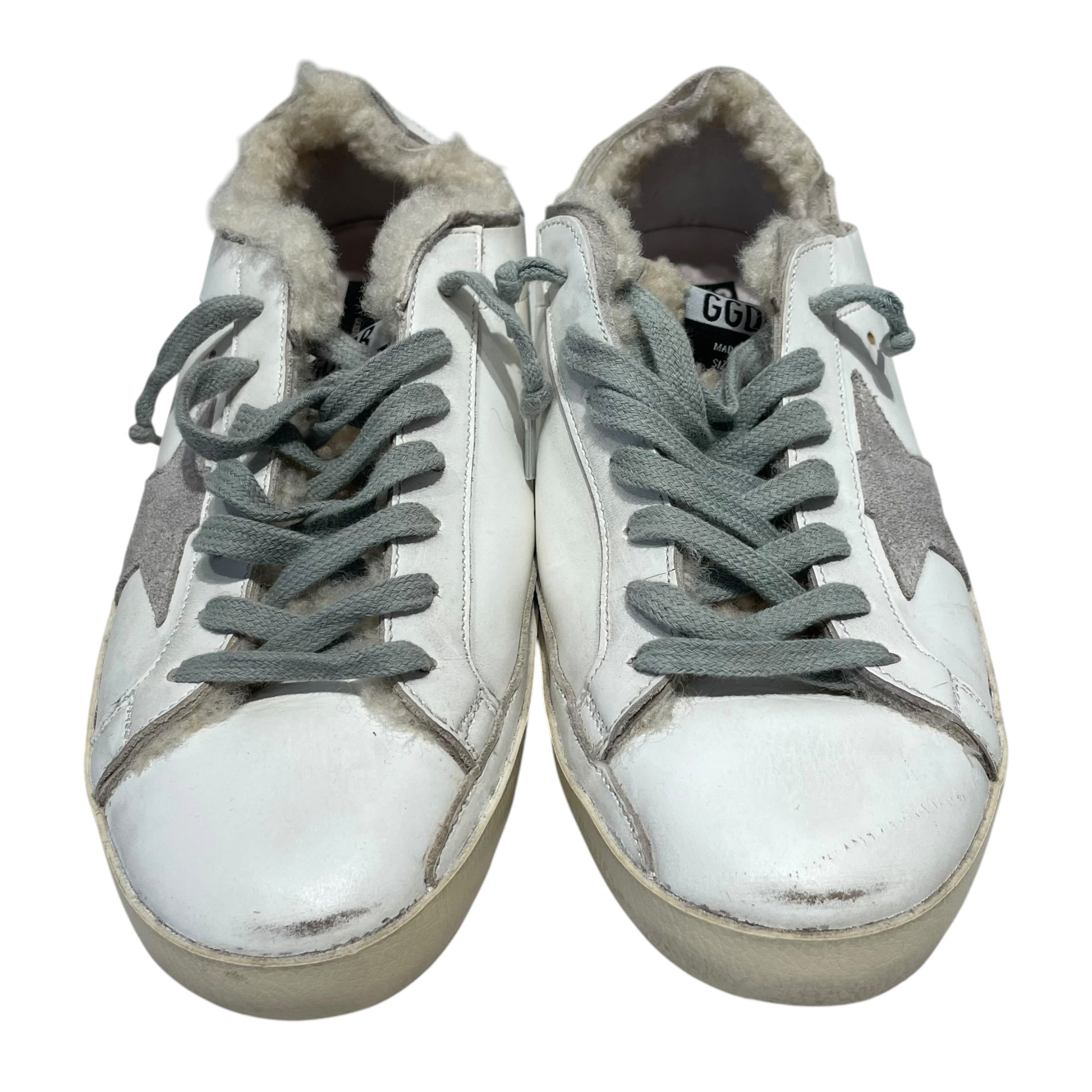 GOLDEN GOOSE/Low-Sneakers/EU 40/WHT/Super-Star Sabot Fur Lined view 4