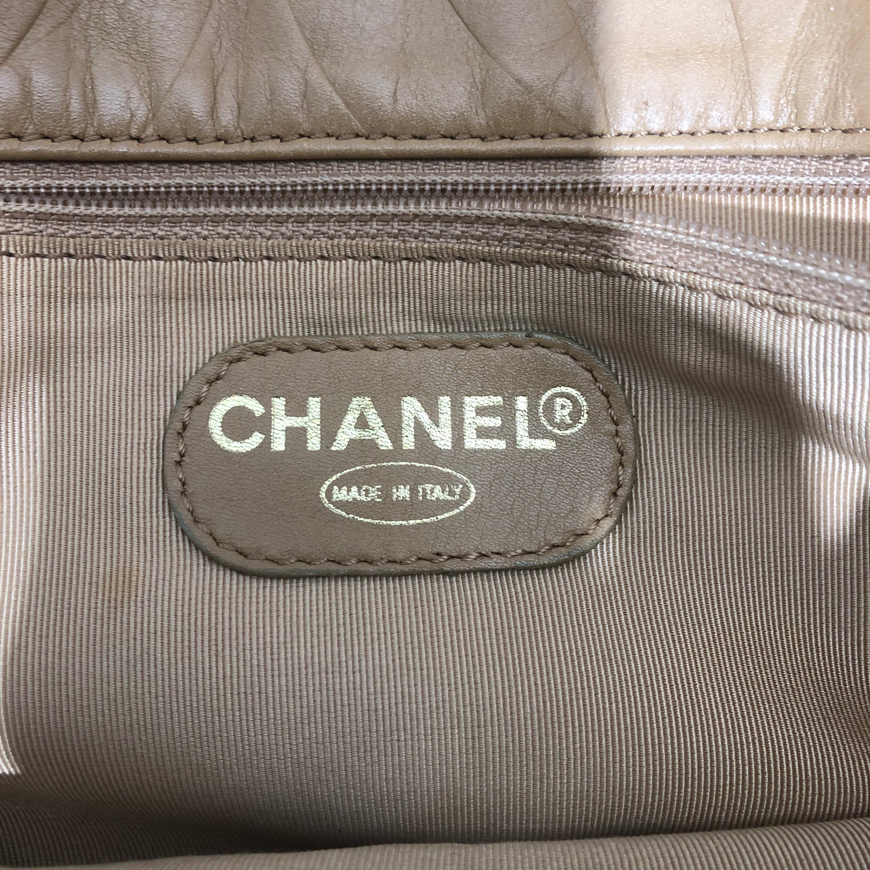 CHANEL/Bag/Leather/BEG/Messenger view 5