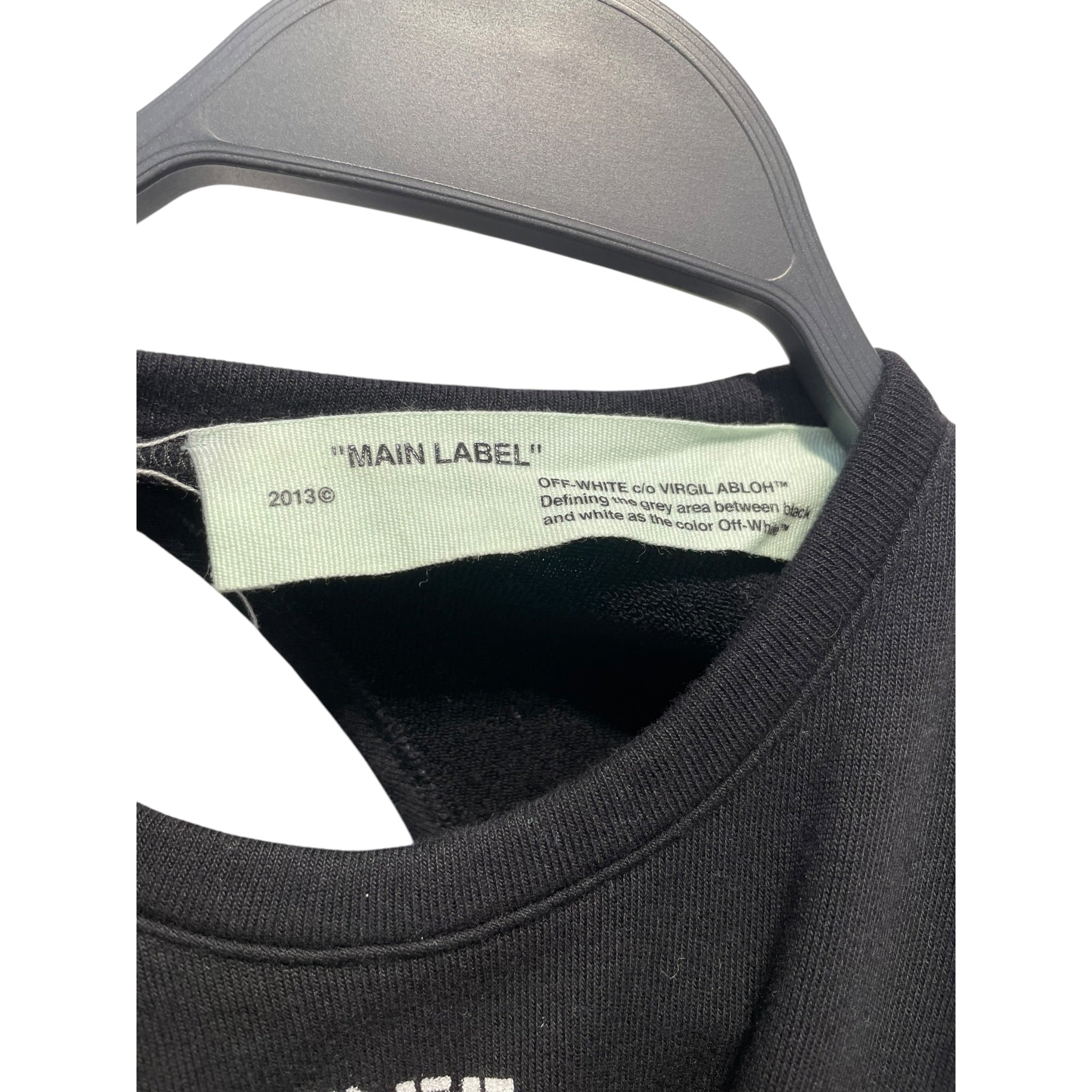OFF-WHITE/Camisole/S/Cotton/BLK/ view 3