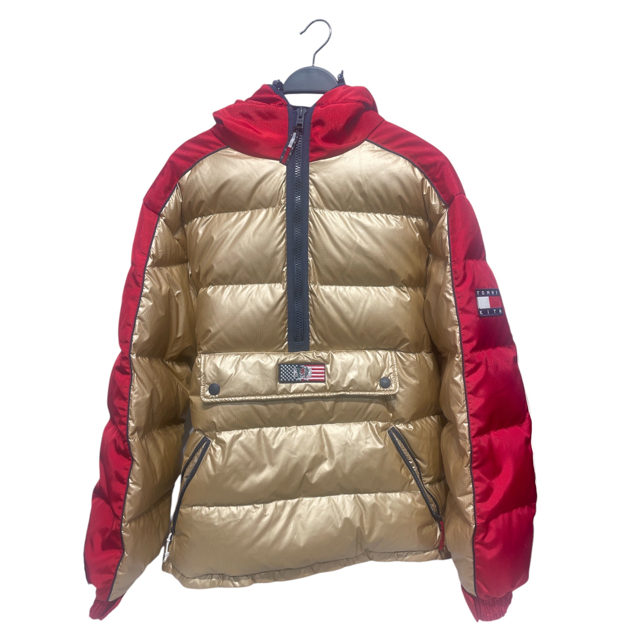 KITH/TOMMY HILFIGER/Coat/L/Nylon/GLD/Expedition Store Puffer view 1